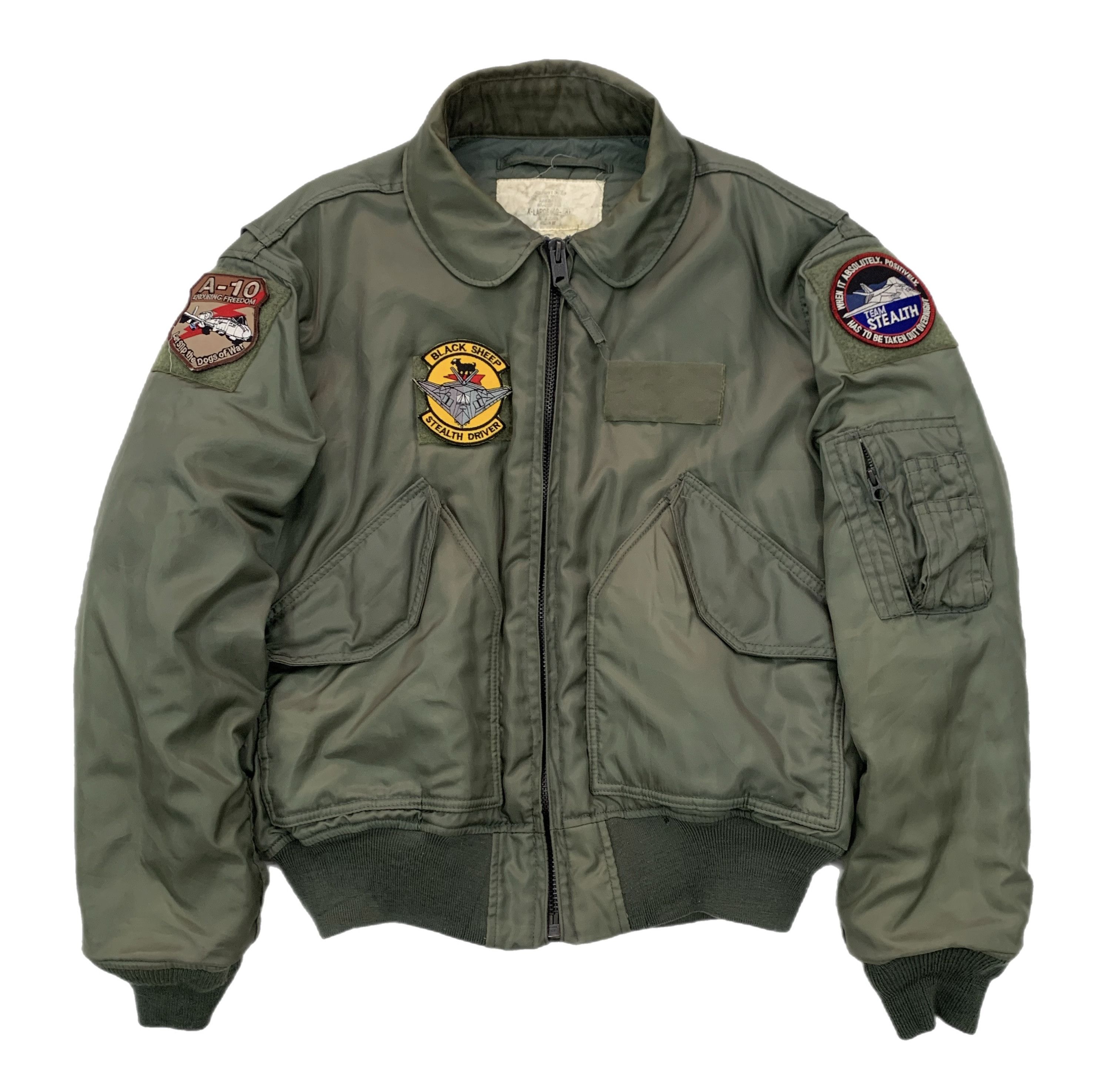 Vintage Vtg Houston CWU Bomber Flyers Jacket Ideal Zipper Size US XL / EU 56 / 4 - 1 Thumbnail