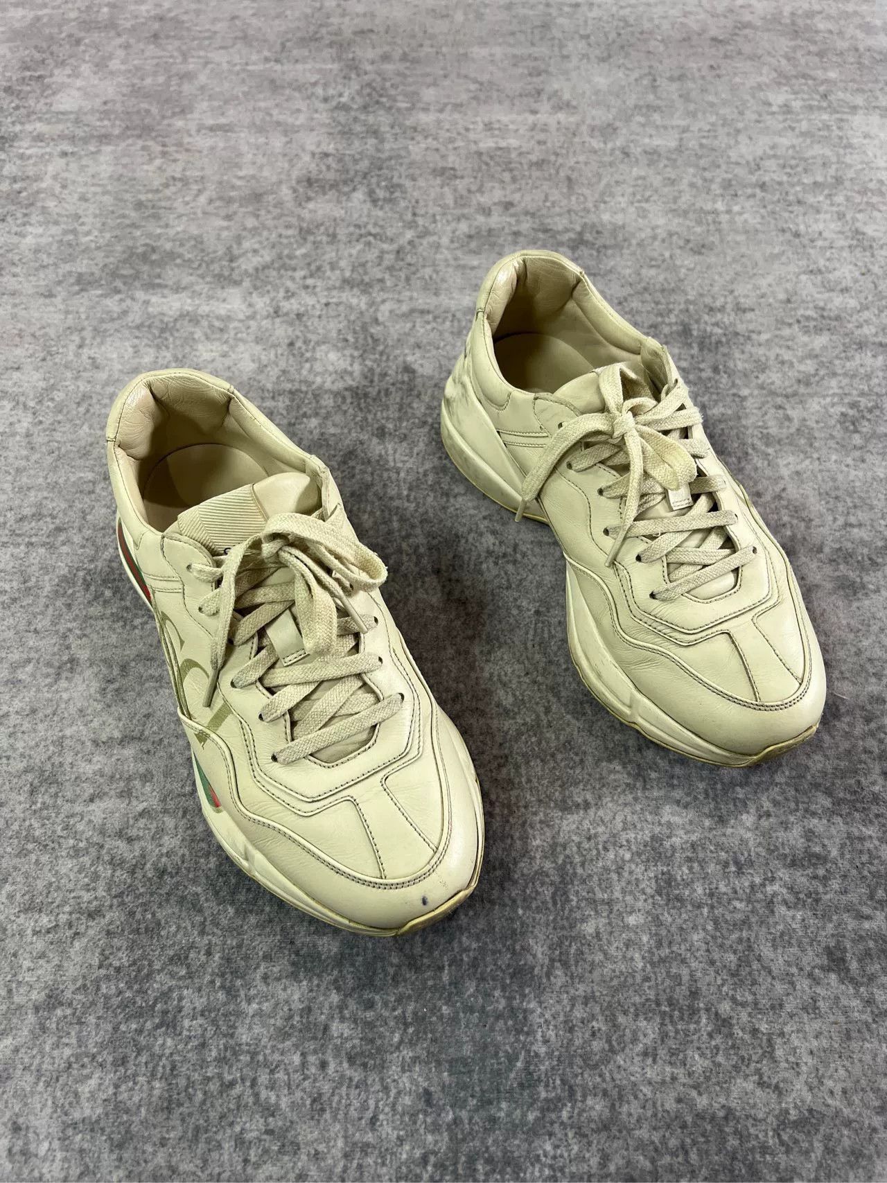 Gucci gucci dad sneakers in beige with logo Size US 7.5 / EU 40-41 - 1 Thumbnail