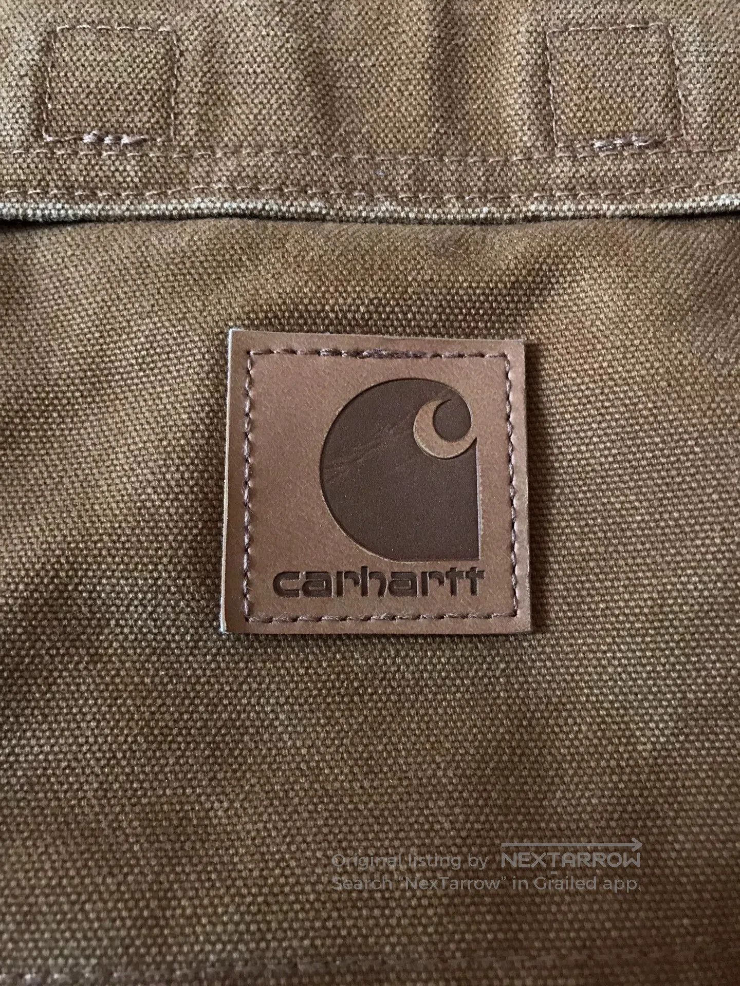Carhartt Carhartt C26 Brown Washed Canvas Jacket. Size US XL / EU 56 / 4 - 6 Thumbnail
