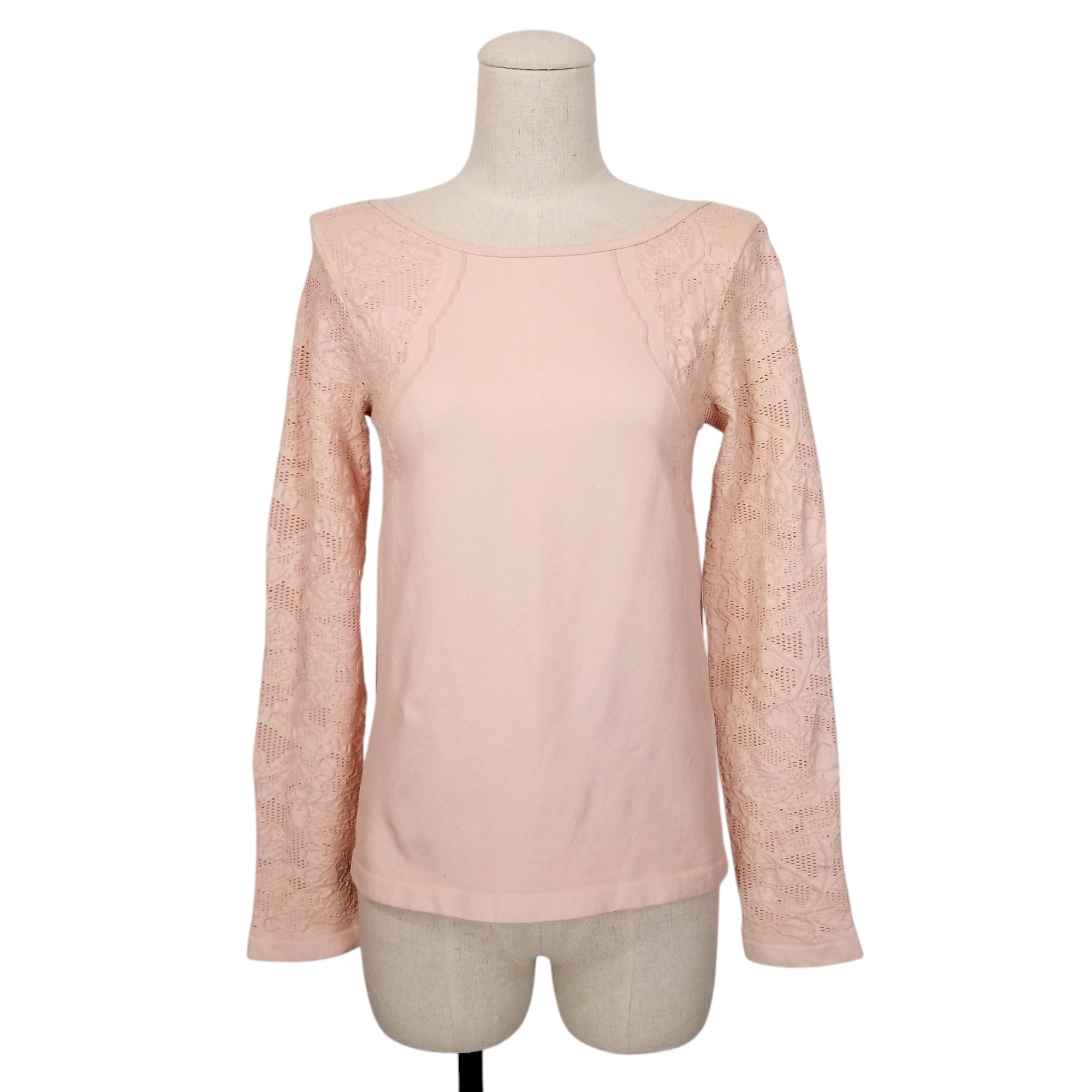 Anthropologie Floral Textured Reversible Stretch Top Size M / US 6-8 / IT 42-44 - 1 Thumbnail