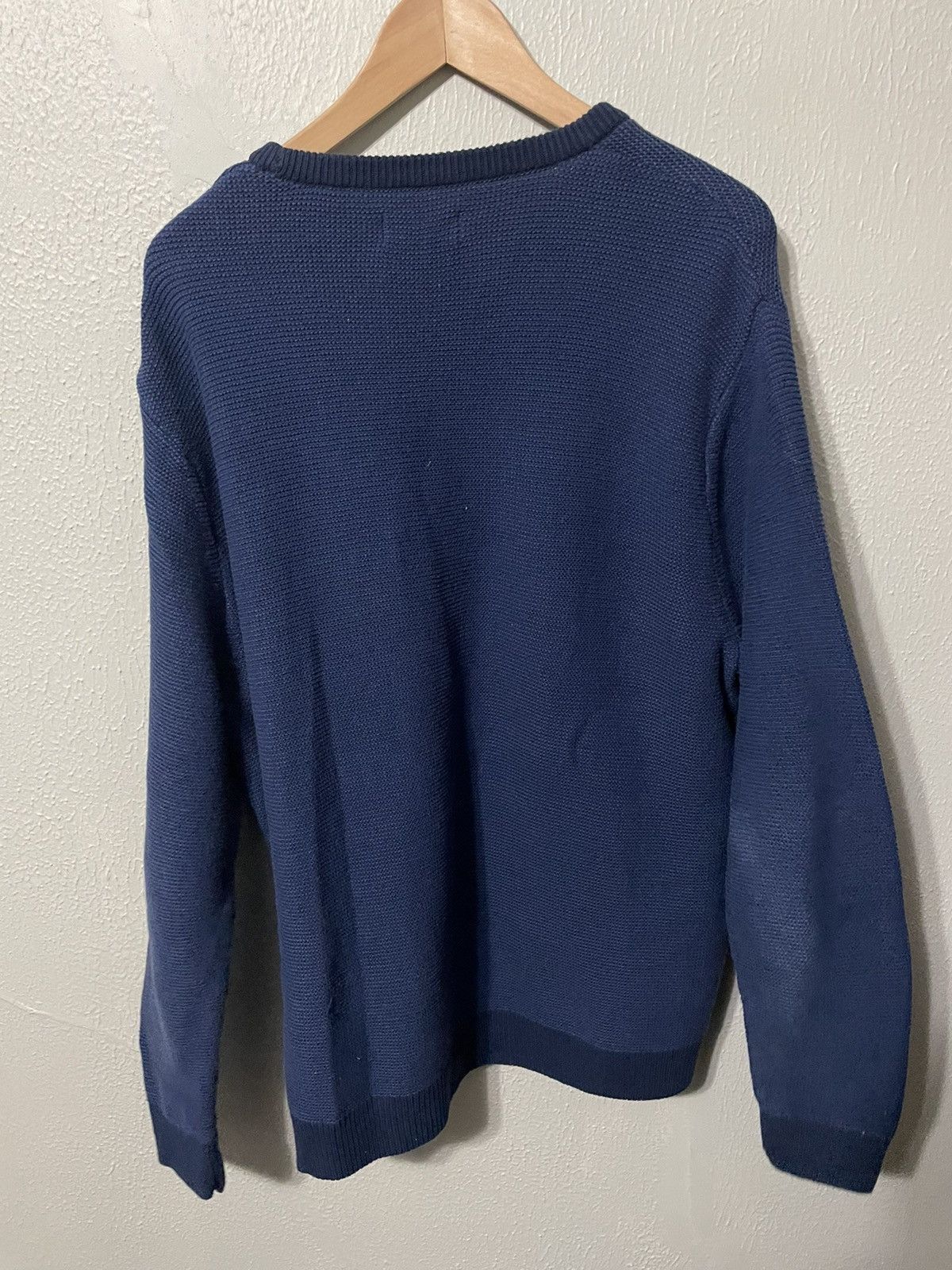 Vintage Vintage Blue Frame Knit Sweater Size US XL / EU 56 / 4 - 1 Thumbnail