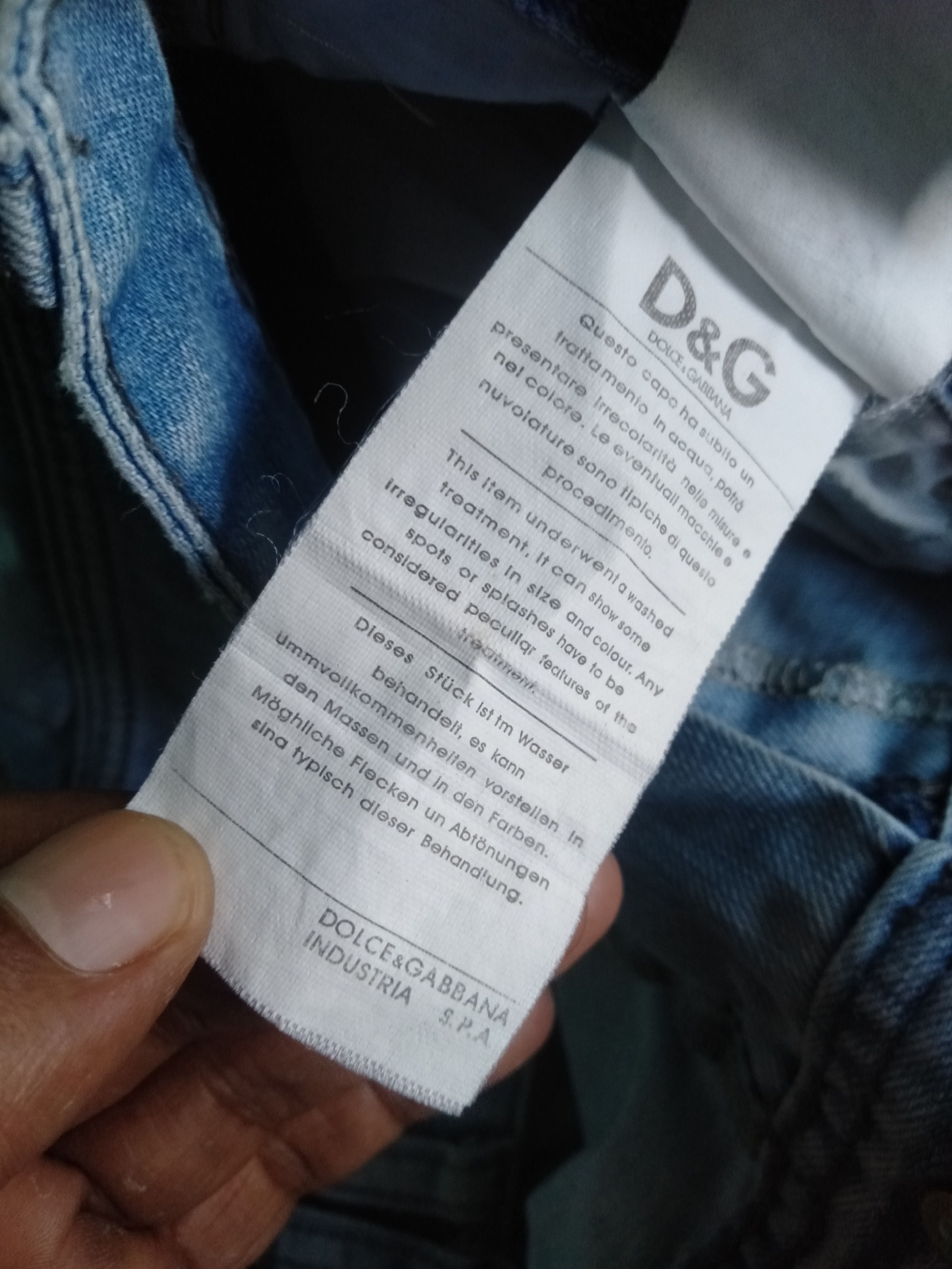Dolce & Gabbana Vintage Dolce & Gabbana Y2k Hype Streetwear Style Jeans Size US 34 / EU 50 - 7 Thumbnail