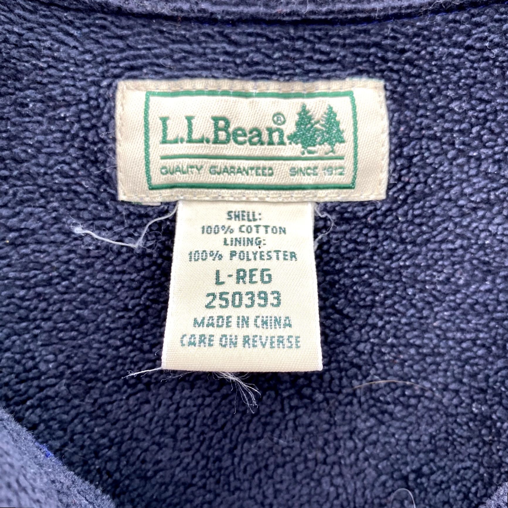 Vintage L.L.Bean Shirt Men Large Blue Plaid Fleece Lined Shacket Outdoor Fall Cabin Gorp Size US L / EU 52-54 / 3 - 3 Thumbnail