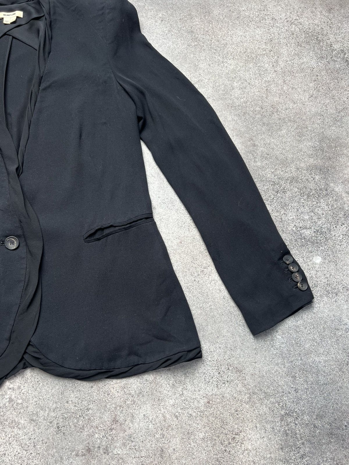 Helmut Lang Helmut Lang one button blazer jacket Size S / US 4 / IT 40 - 3 Thumbnail