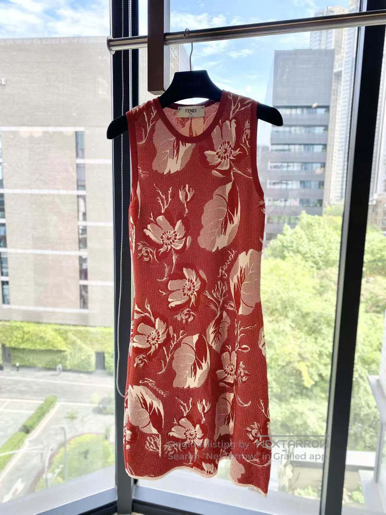 Fendi Fendi 24SS floral sleeveless dress| Size XS / US 0-2 / IT 36-38 - 2 Thumbnail