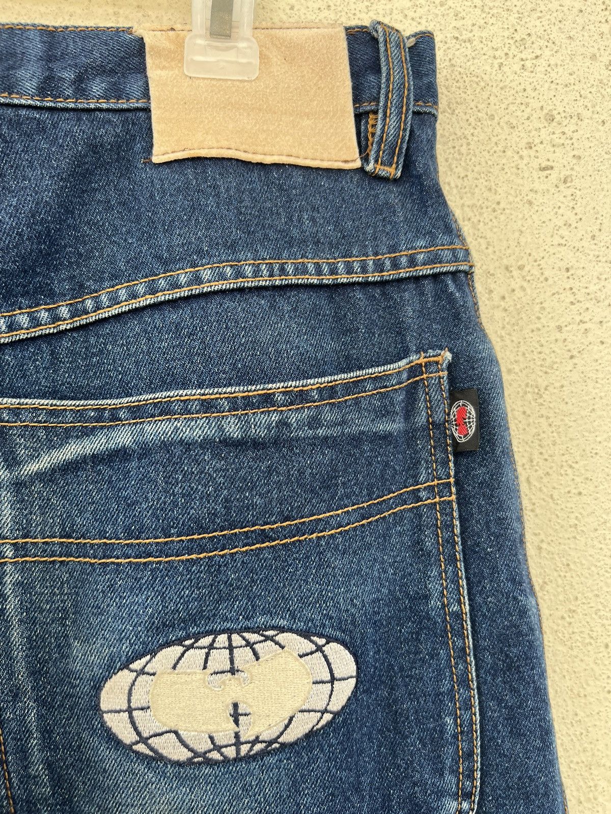 Vintage × Wu-Tang Clan Vintage 90s Wu Tang Mud Denim Baggy Jeans Hip Hop Size US 33 - 18 Thumbnail