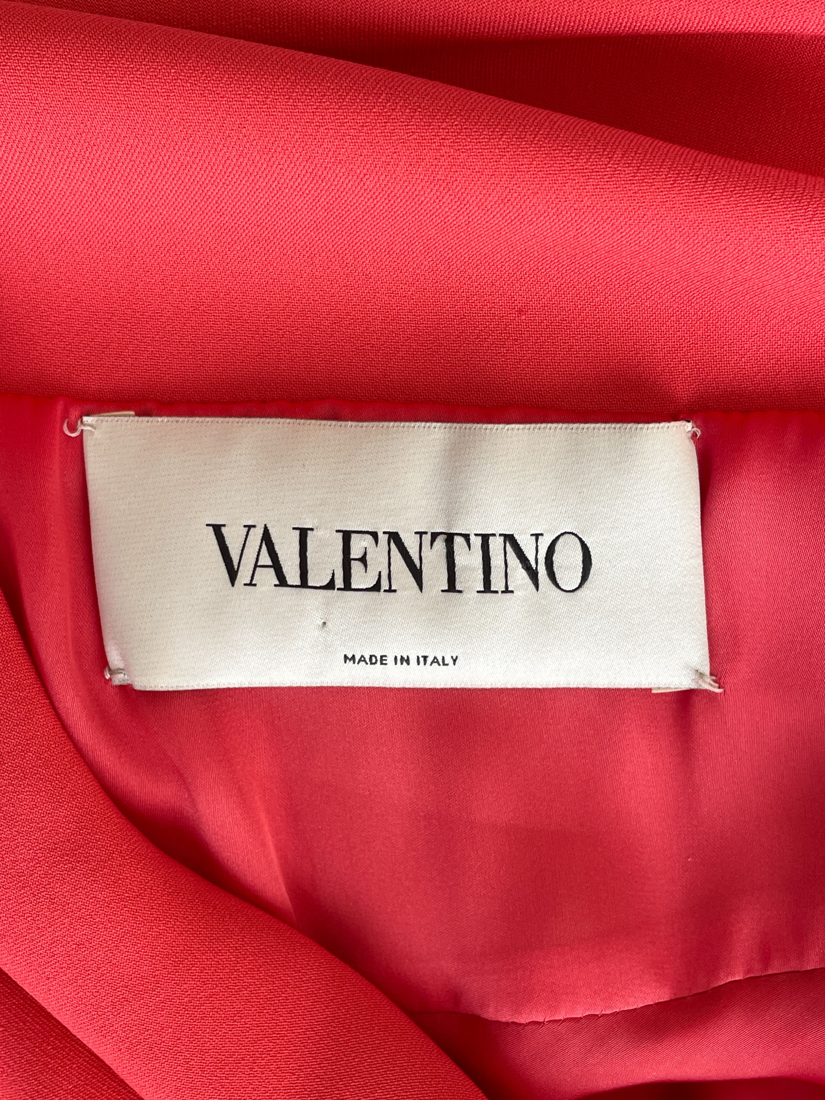 Valentino coral pink silk dress Size XS / US 0-2 / IT 36-38 - 10 Thumbnail
