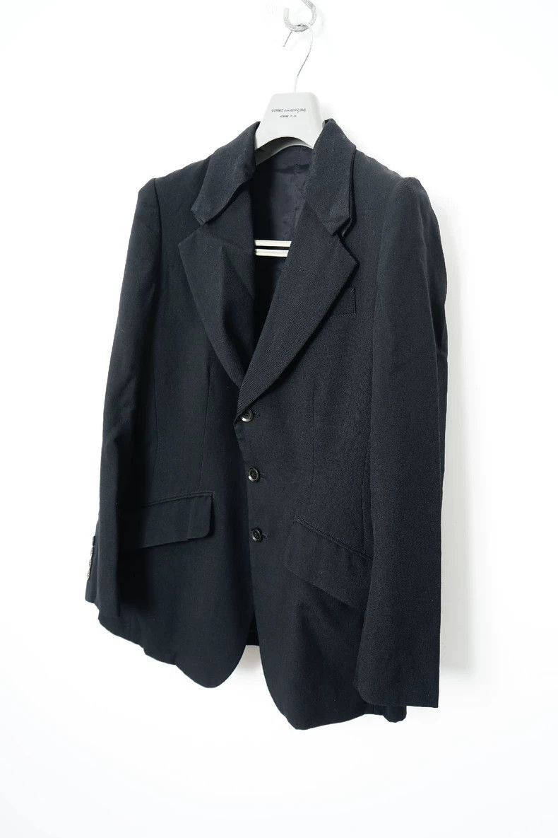 Yohji Yamamoto Yohji Yamamoto Yohji Yamamoto Removable Collar Suit Jacket Size US M / EU 48-50 / 2 - 6 Thumbnail