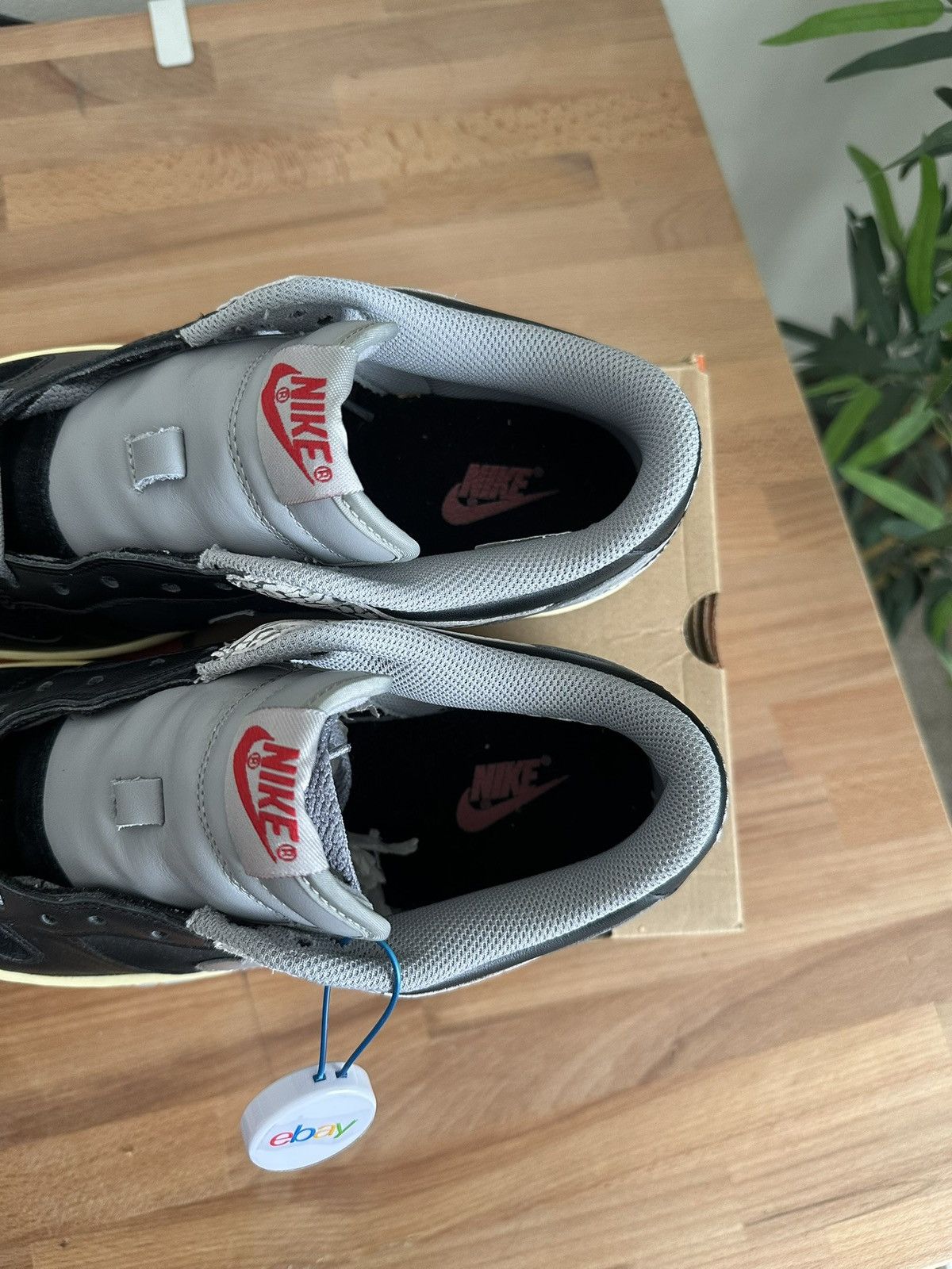 Nike Nike Dunk Low CL Jordan Pack Black Cement Size US 9 / EU 42 - 8 Thumbnail