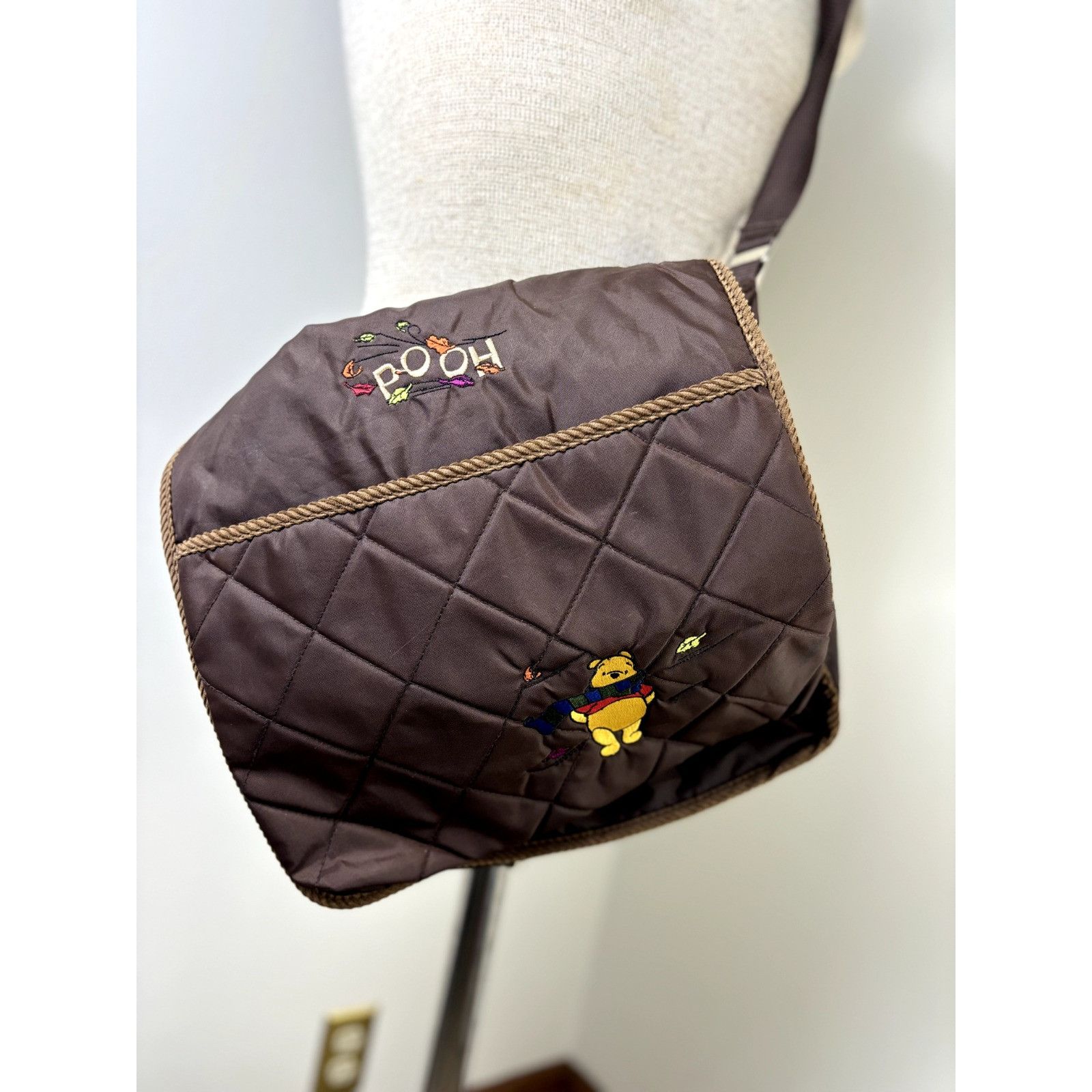 Other Winnie the Pooh Brown Crossbody Tote Bag, Disney Character B Size ONE SIZE - 3 Thumbnail