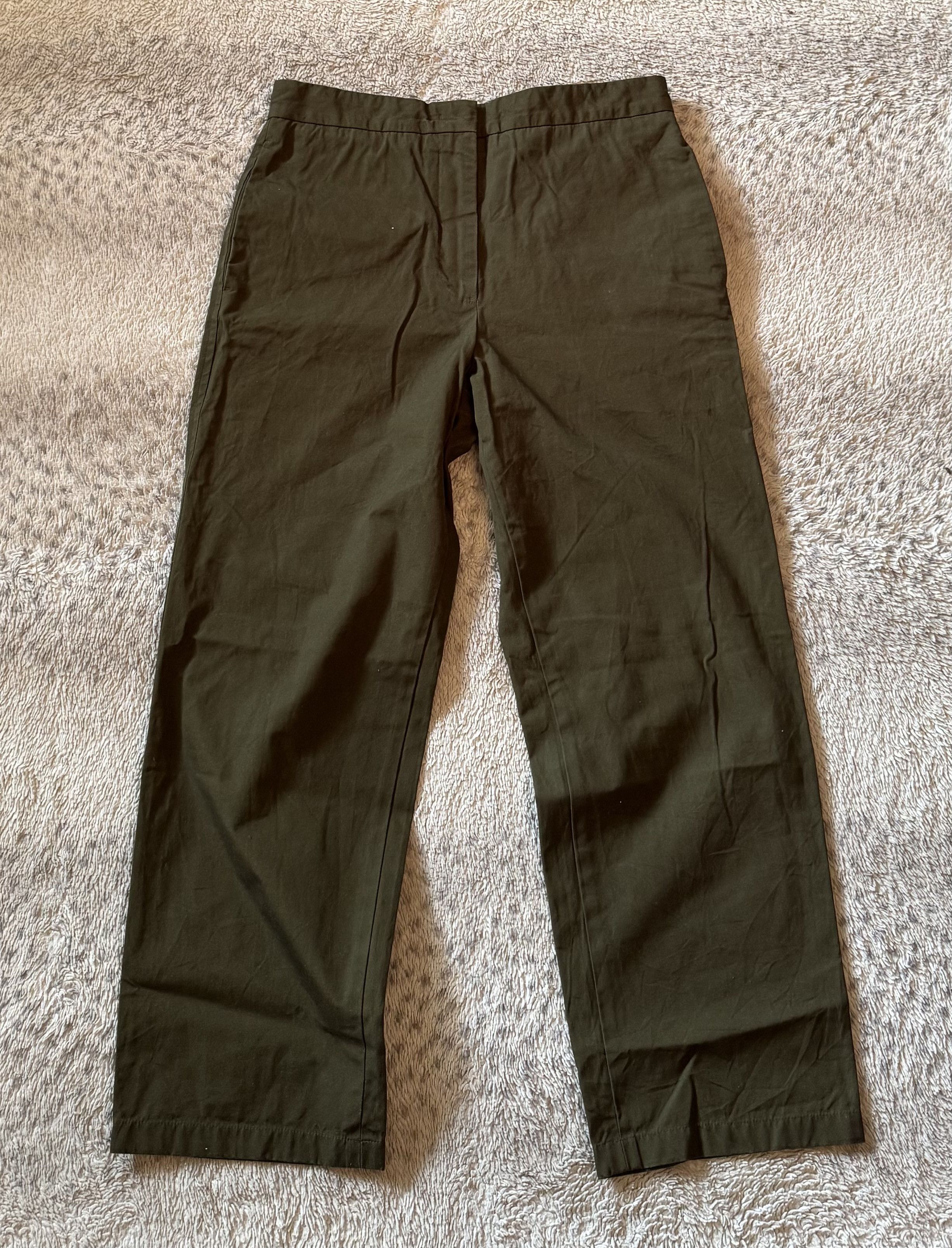 Jil Sander Jil Sander Vintage 2000s Olive Pants Size 36 Size 25" / US 0 / IT 36 - 1 Thumbnail