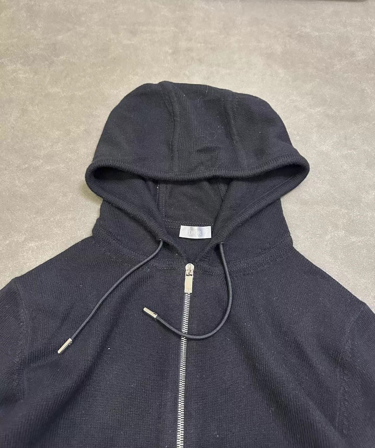 Dior Dior embroidery cashmere zip hoodie black L Size US L / EU 52-54 / 3 - 5 Thumbnail
