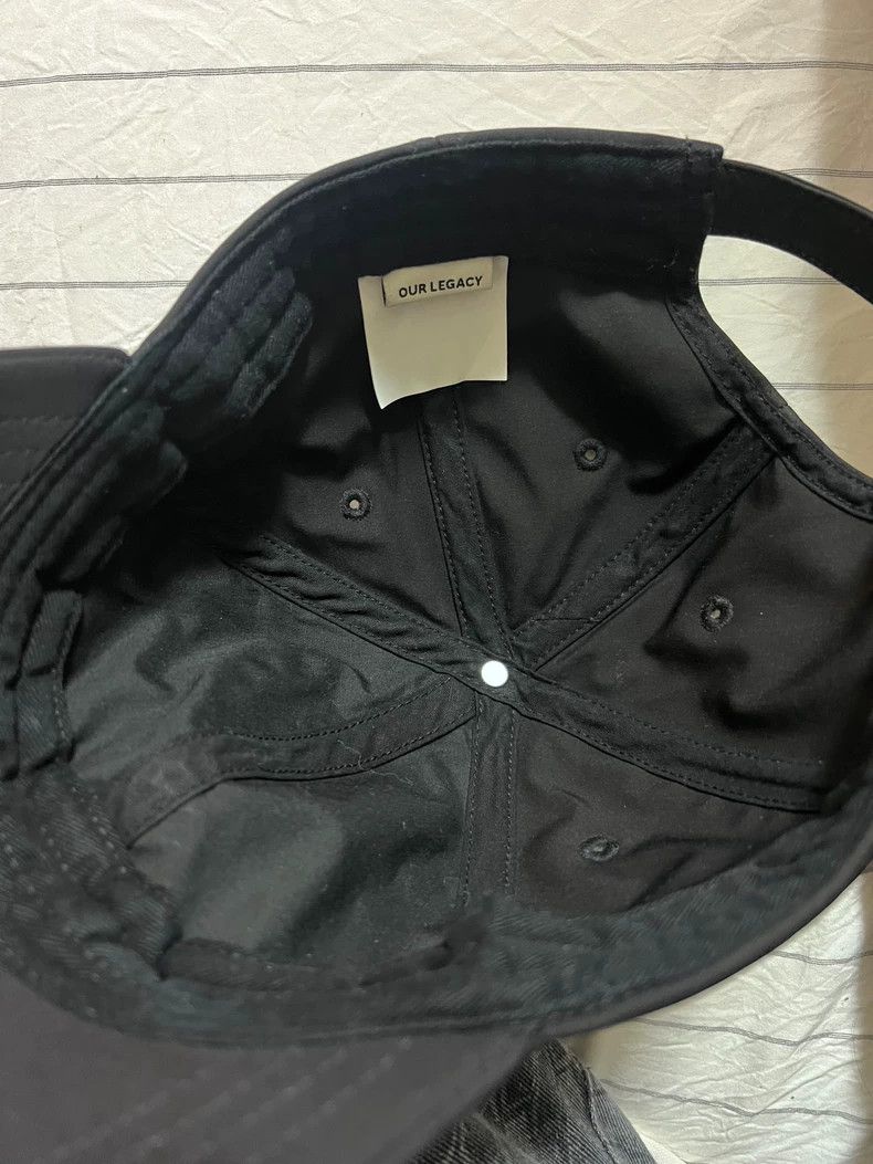 Our Legacy Our Legacy Black baseball cap Size ONE SIZE - 5 Thumbnail