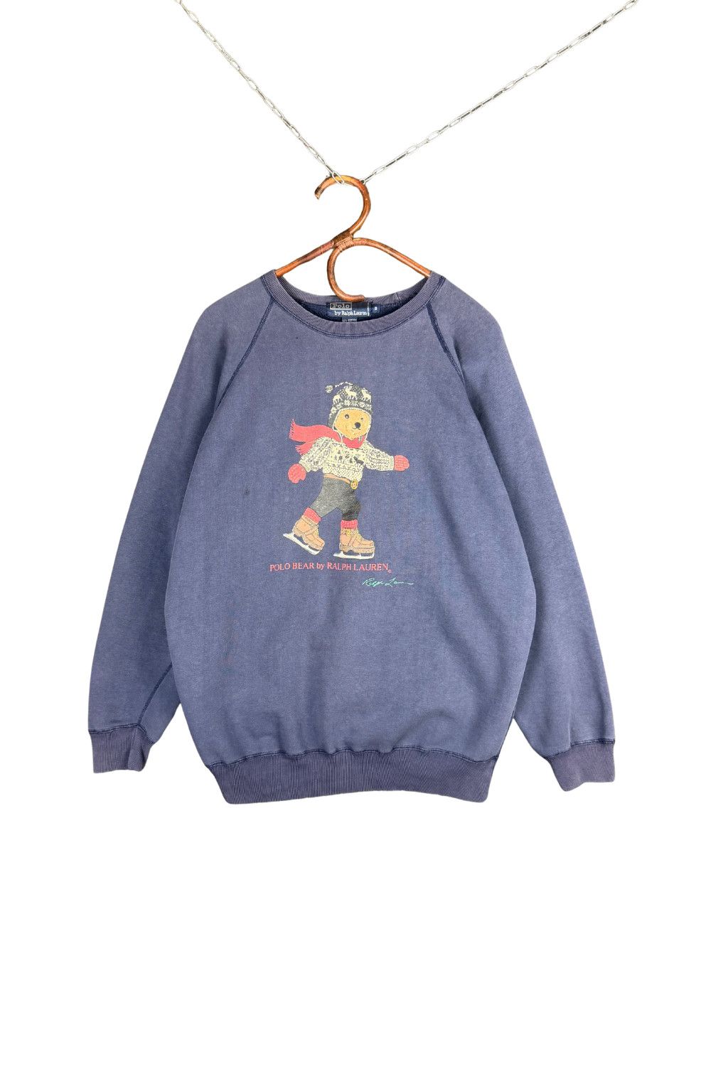 Polo Ralph Lauren 95aw Polo Ralph Lauren “Winter Skating Bear” Sweatshirt Size US S / EU 44-46 / 1 - 1 Thumbnail