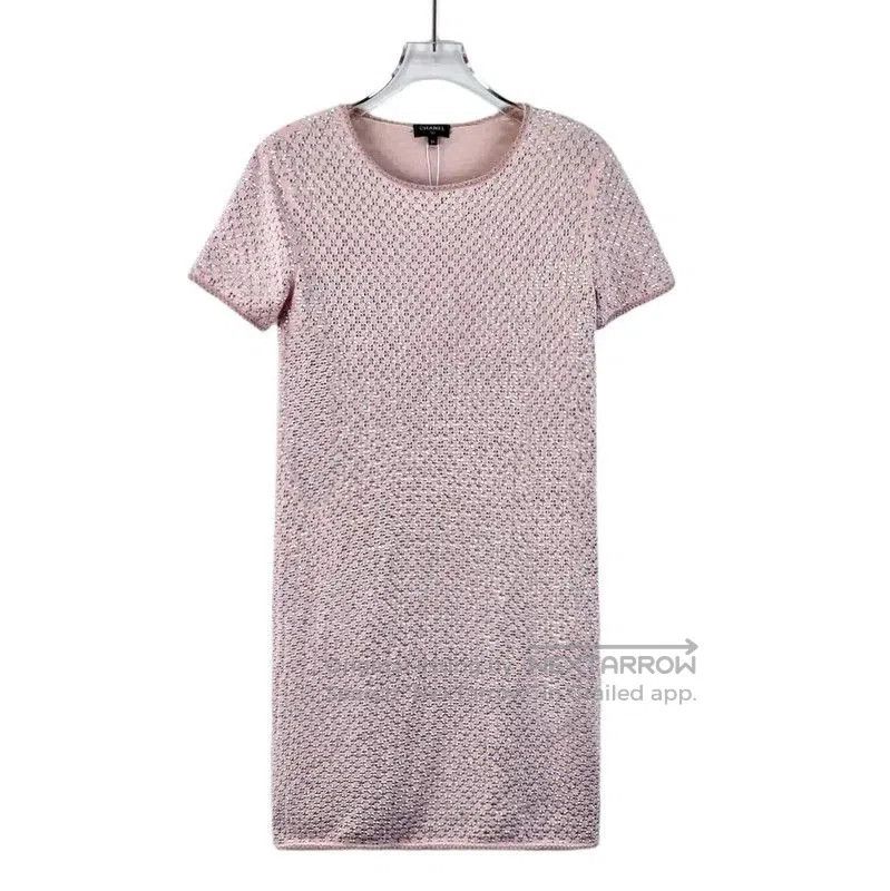 Chanel Chanel Pink Silk Dress Size XS . Size XS / US 0-2 / IT 36-38 - 1 Thumbnail