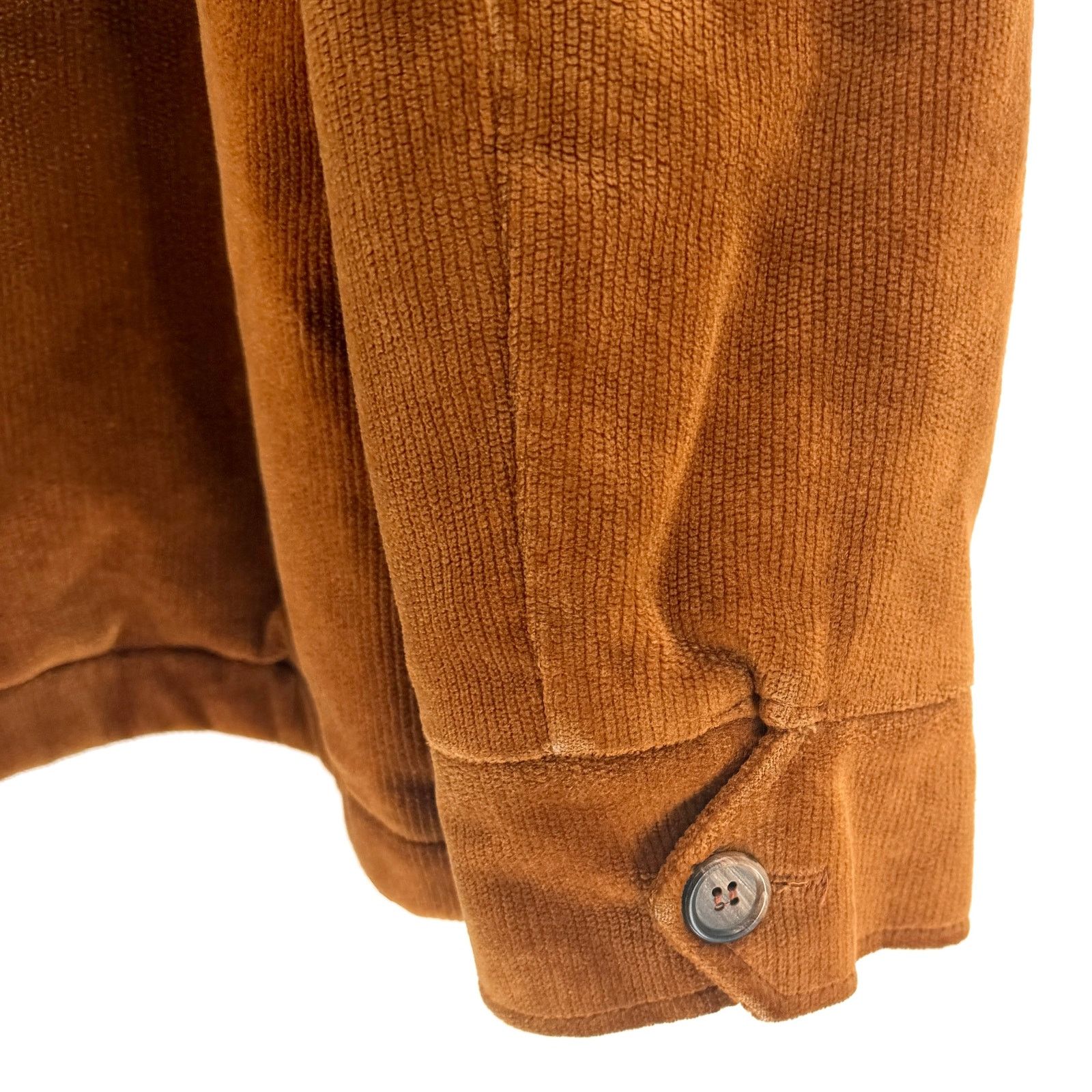 Vintage Vintage 70s William Barry Brown Corduroy Bomber Jacket Size US L / EU 52-54 / 3 - 6 Thumbnail