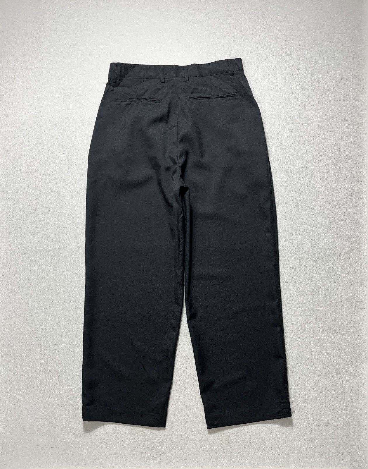 Beams Plus COCL Two Tuck Wide Slacks Pants TR Charcoal Size US 31 - 2 Thumbnail