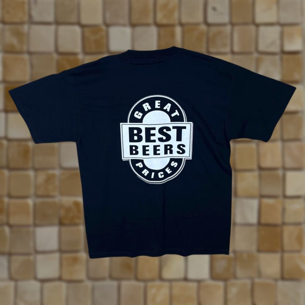Gildan Vintage Gildan Black Graphic Print T-Shirt Men Medium Early 00’s Just Ask For Cask “Best Beers” Drinks 90s 00s Mens Shirt Black Size US M / EU 48-50 / 2 - 1 Thumbnail