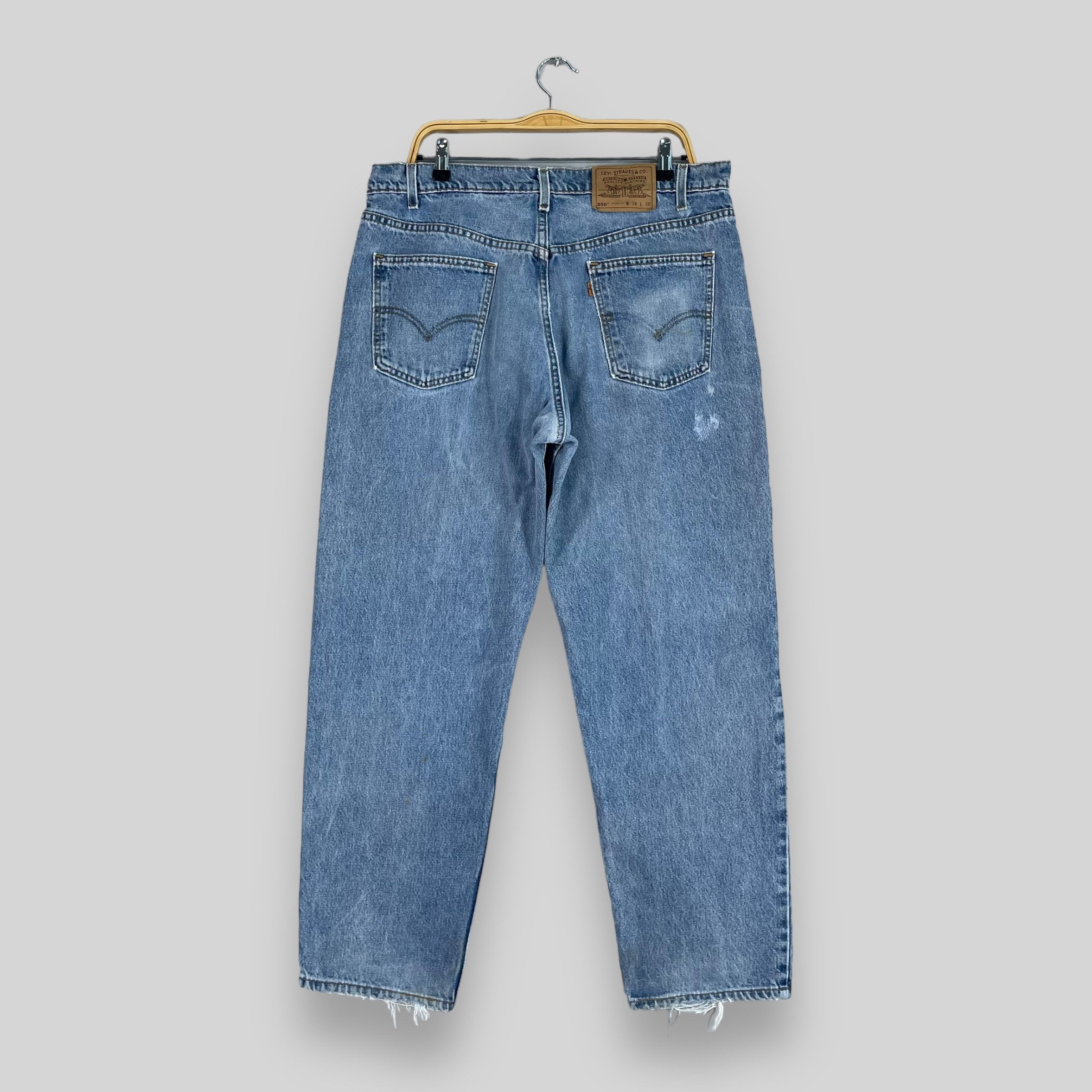 Levi's × Vintage Size 36 Vintage Levis 550 Orange Tab Reinforced Jeans Size US 36 / EU 52 - 8 Thumbnail