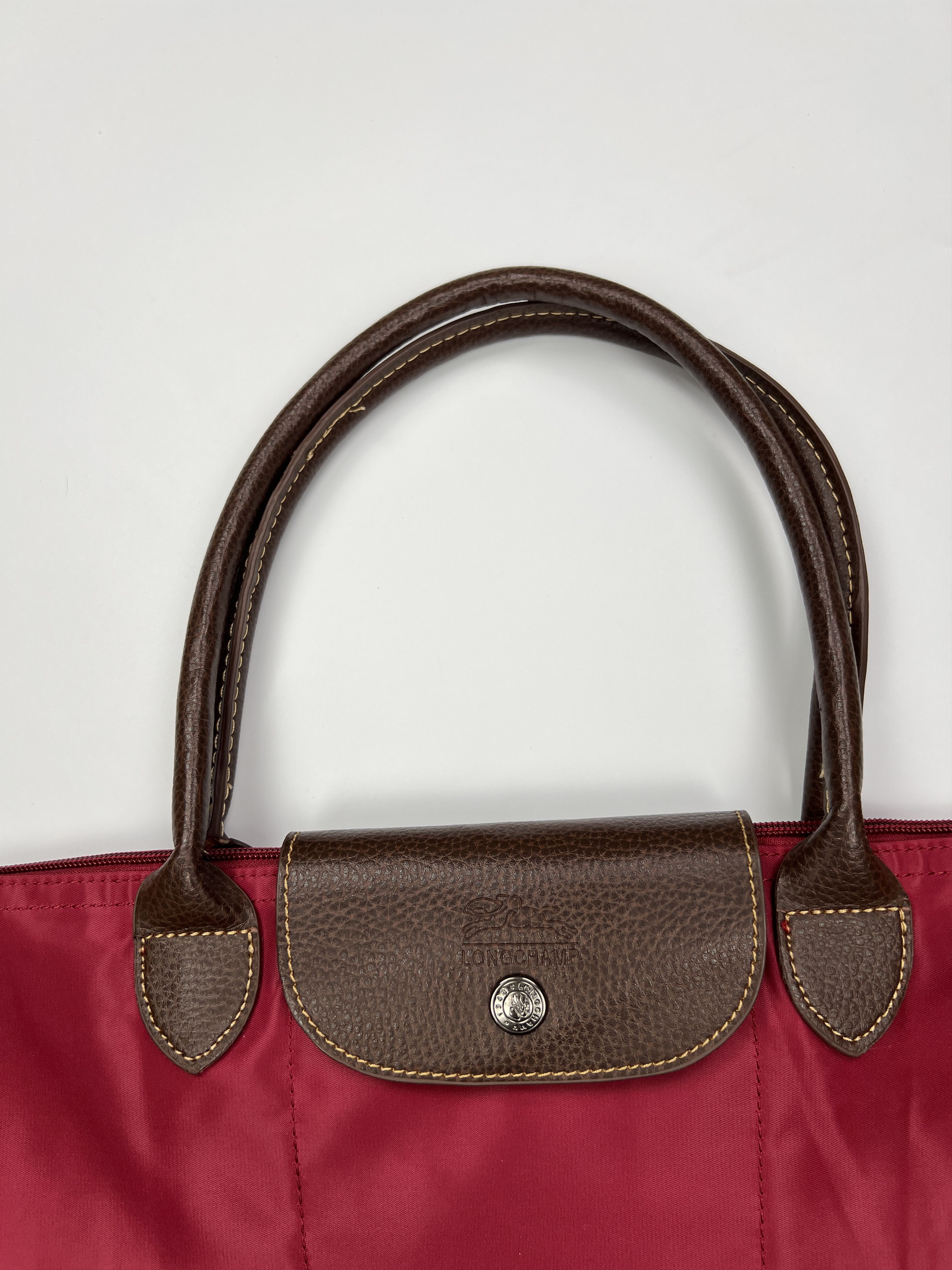 Vintage Longchamp Style Pliage Top Handle Nylon Bag Size ONE SIZE - 6 Thumbnail