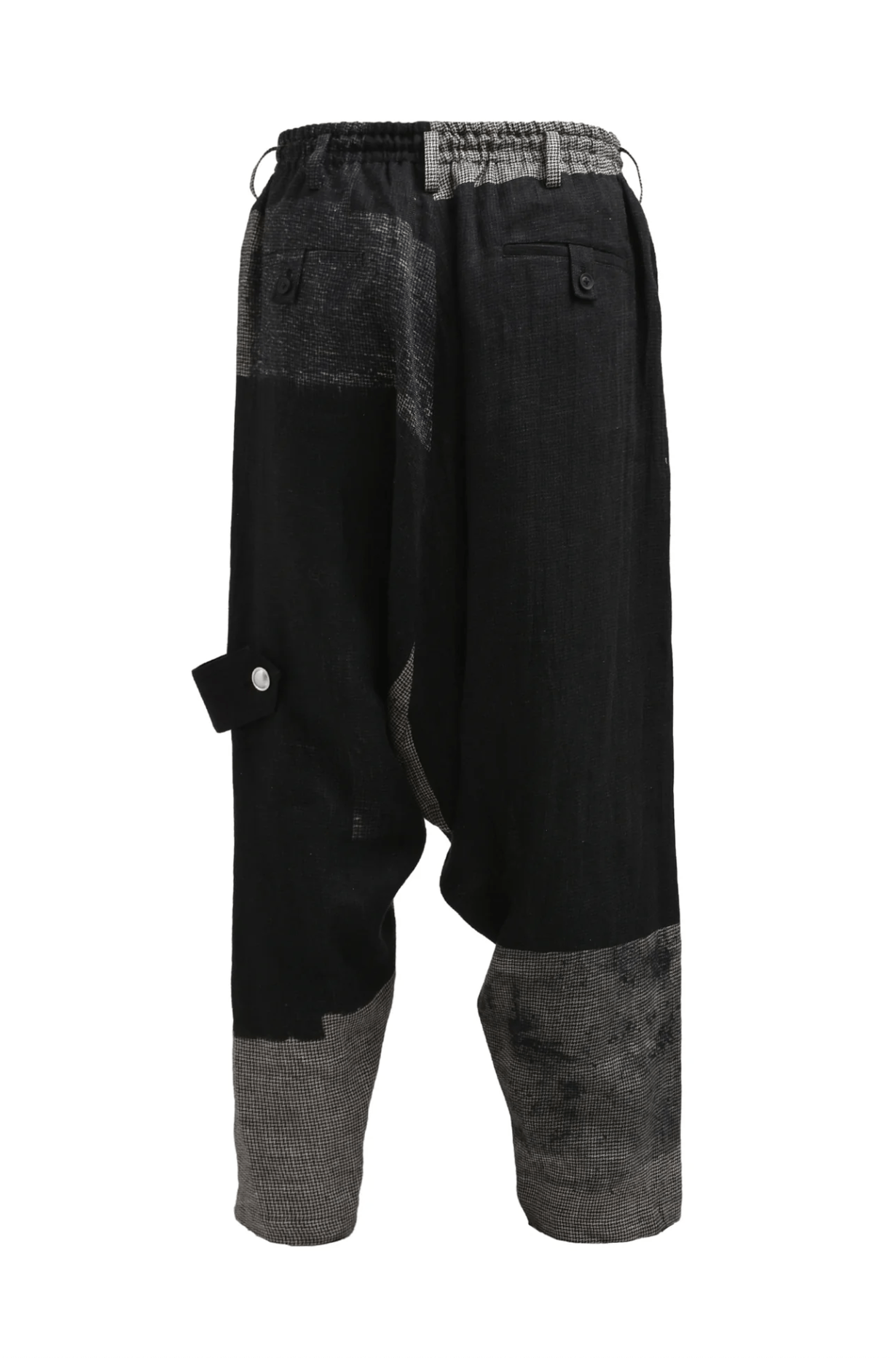 Yohji Yamamoto Yohji Yamamoto Pour Homme - SQUARE PATTERN SAROUEL PANTS Size US 32 / EU 48 - 3 Thumbnail