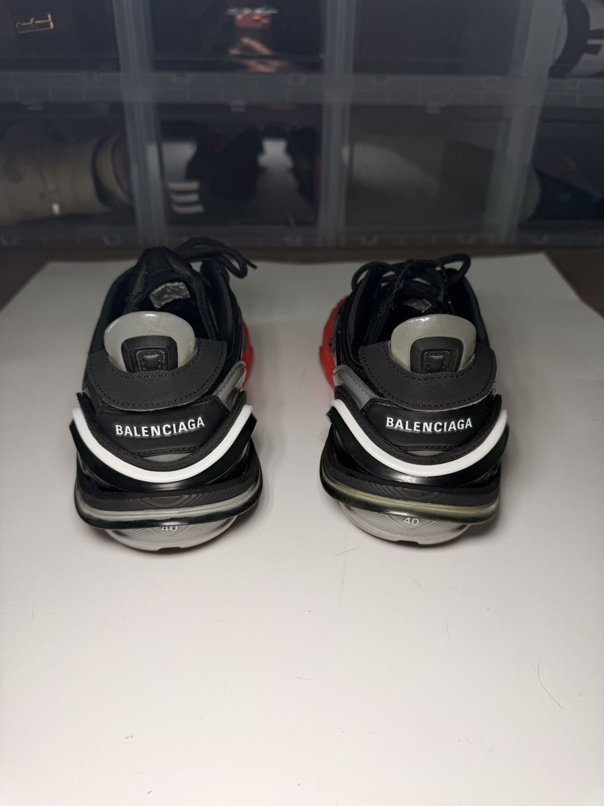 Balenciaga Balenciaga Tyrex Low Black Red 40 Rare 617517W2CB11060 Size US 10 / IT 40 - 5 Thumbnail