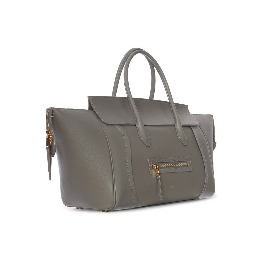 Celine CELINE $4100 Light Graphite Luggage Tote Bag New Size ONE SIZE - 2 Thumbnail
