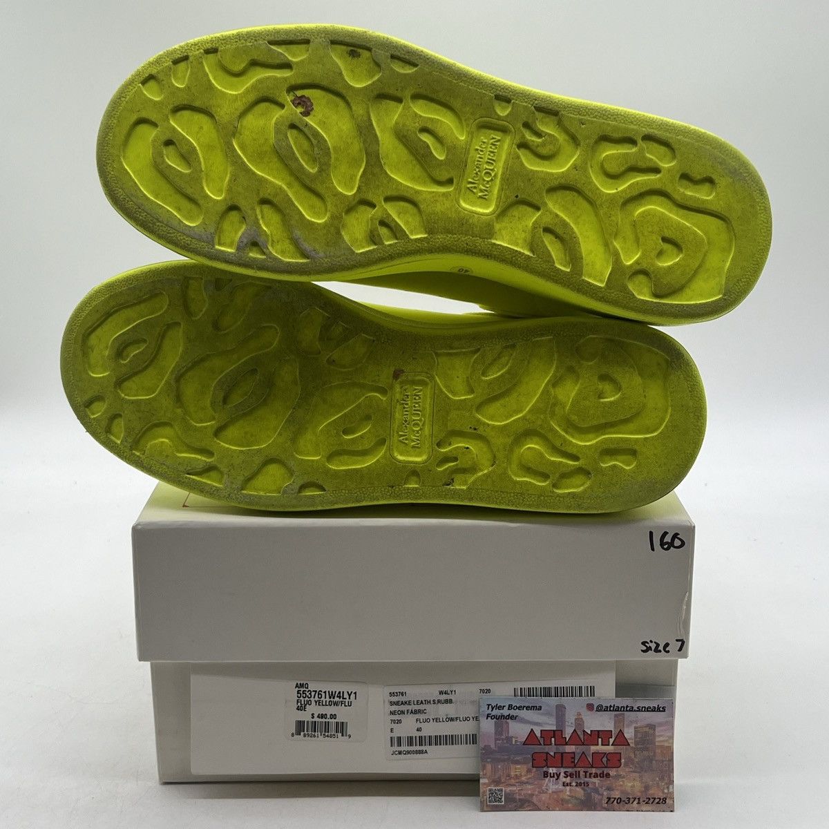 Alexander McQueen Alexander McQueen Fluorescent Yellow Size US 7 / EU 40 - 7 Thumbnail