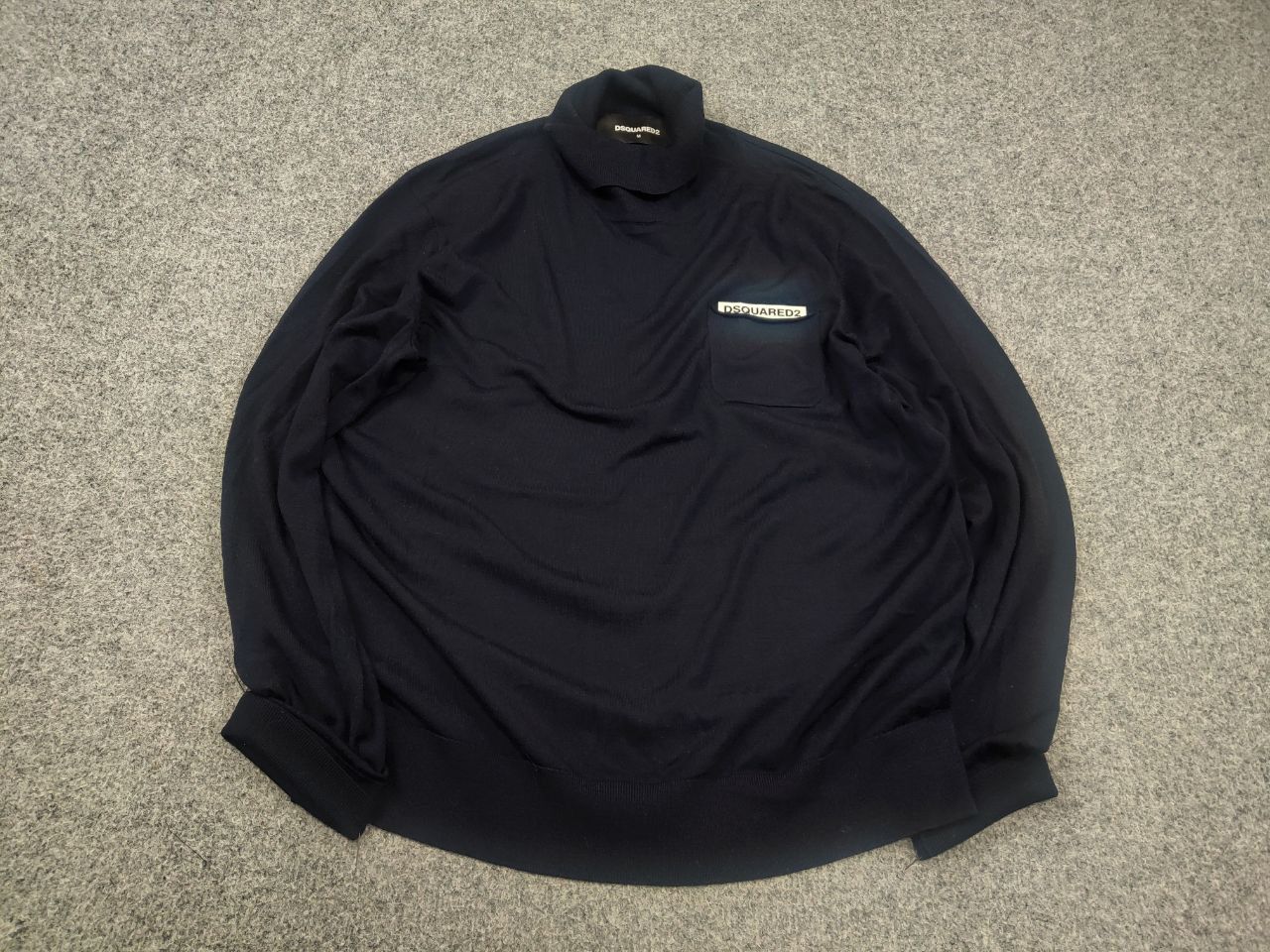 Dsquared2 Dsquared2 Design wool Sweater high turtleneck collar Logo Size US M / EU 48-50 / 2 - 2 Thumbnail