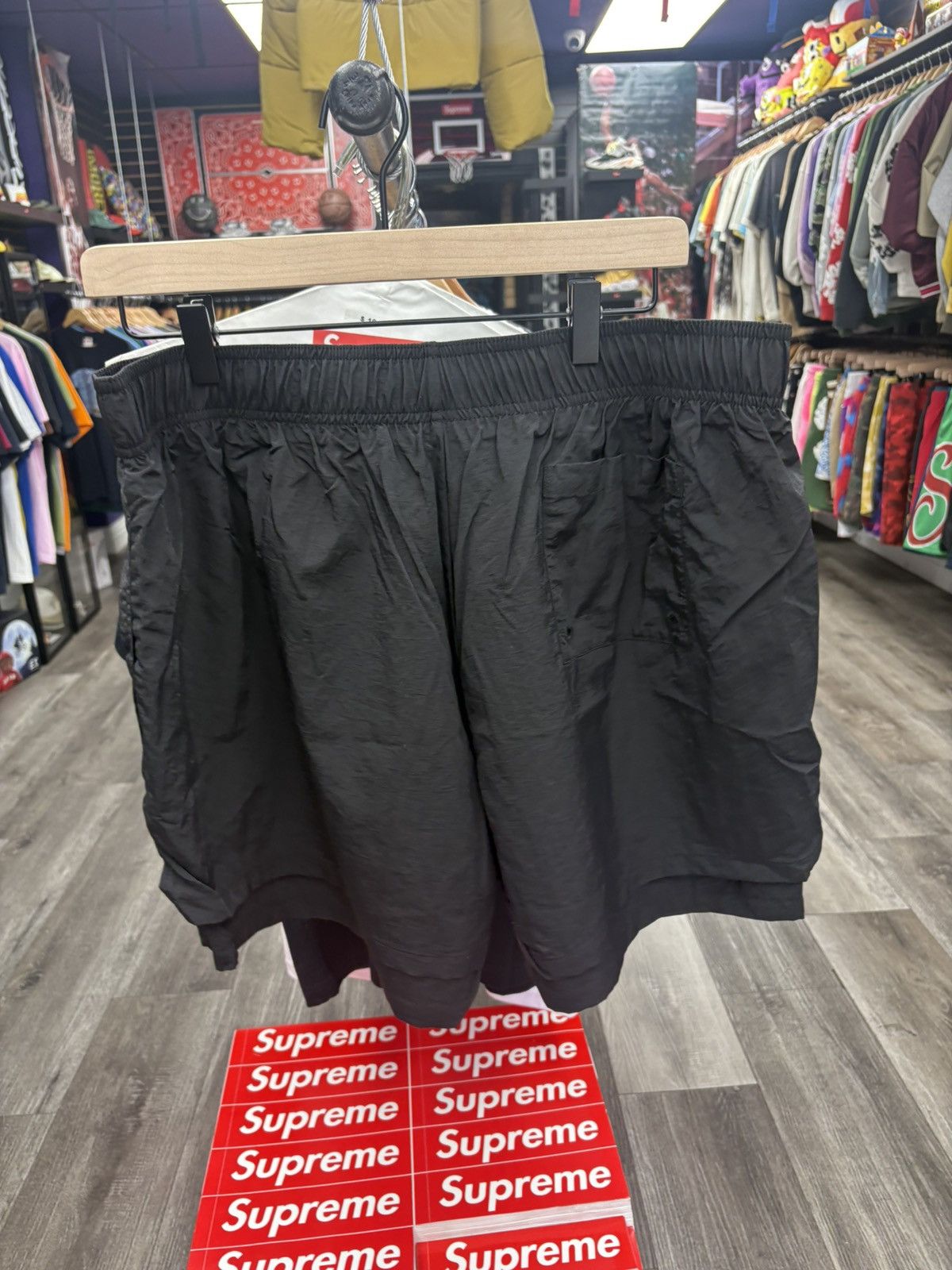 Sp5der Sp5der Double Layer Web Shorts Size XL (Black) Size US 34 / EU 50 - 2 Thumbnail