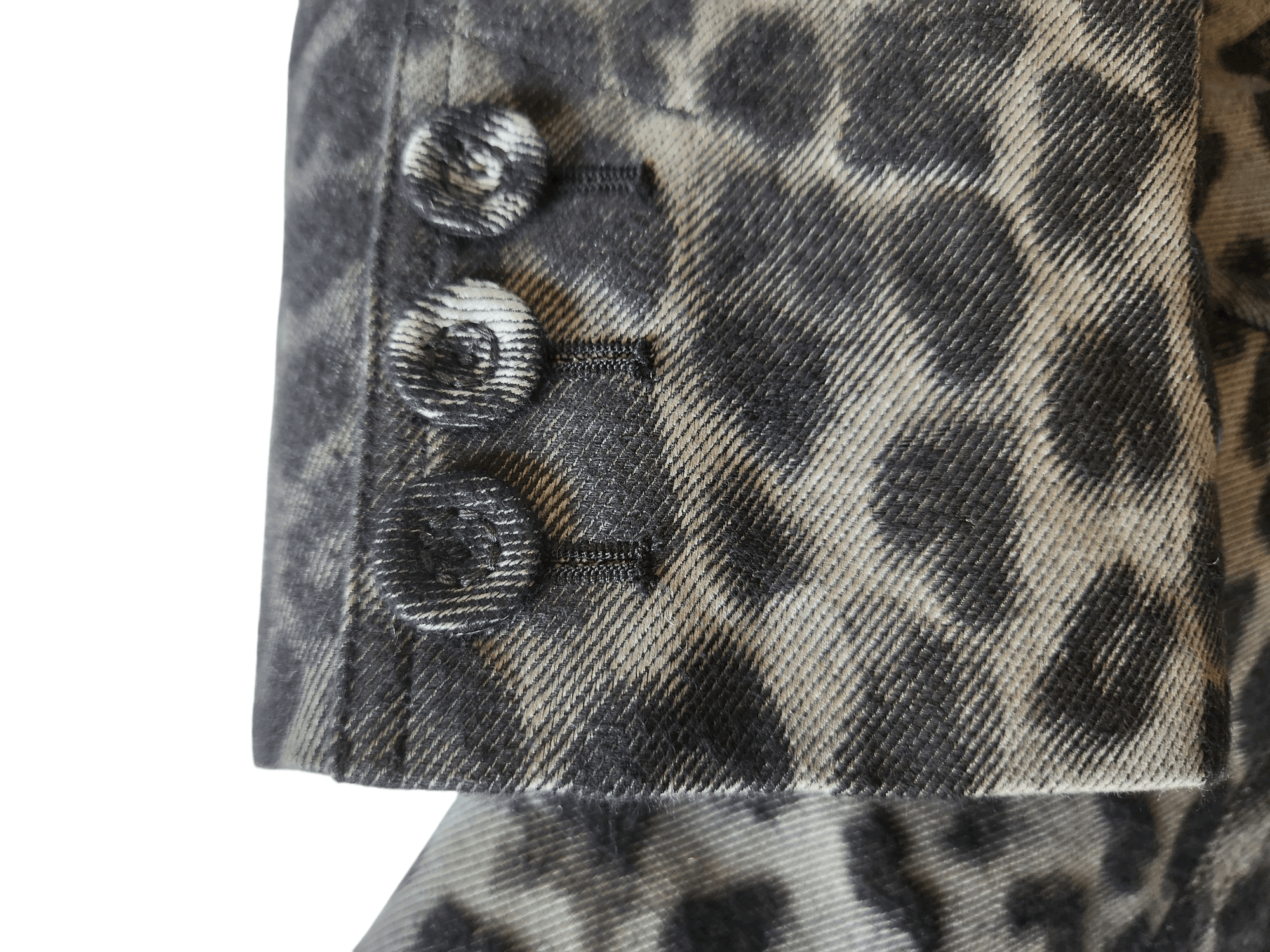 Dior Christian Dior Leopard Print Denim Blazer Jacket Size XL / US 12-14 / IT 48-50 - 3 Thumbnail