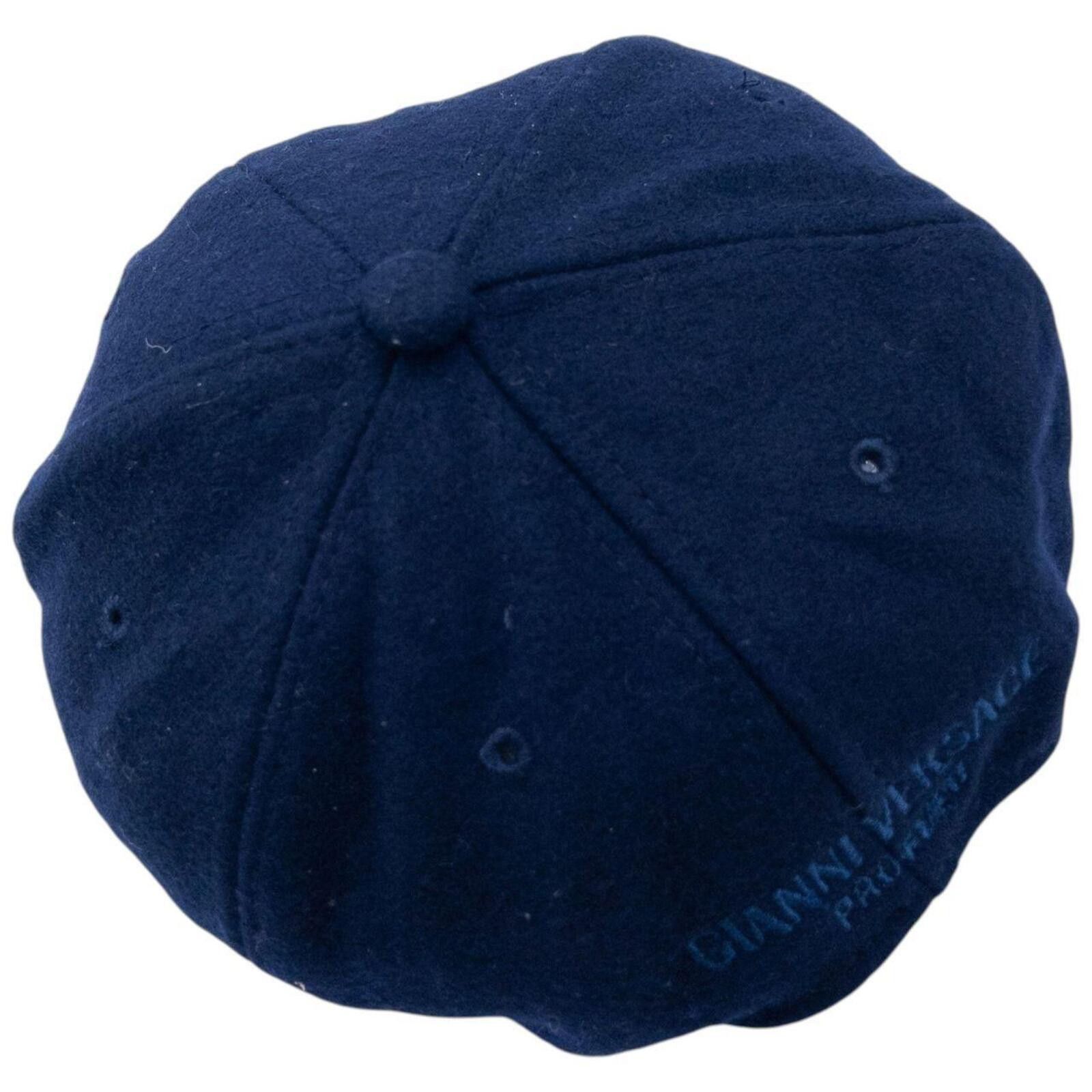 Versace Vintage 2000s Versace Jeans Collection Embroidered Wool Hat Size ONE SIZE - 7 Thumbnail