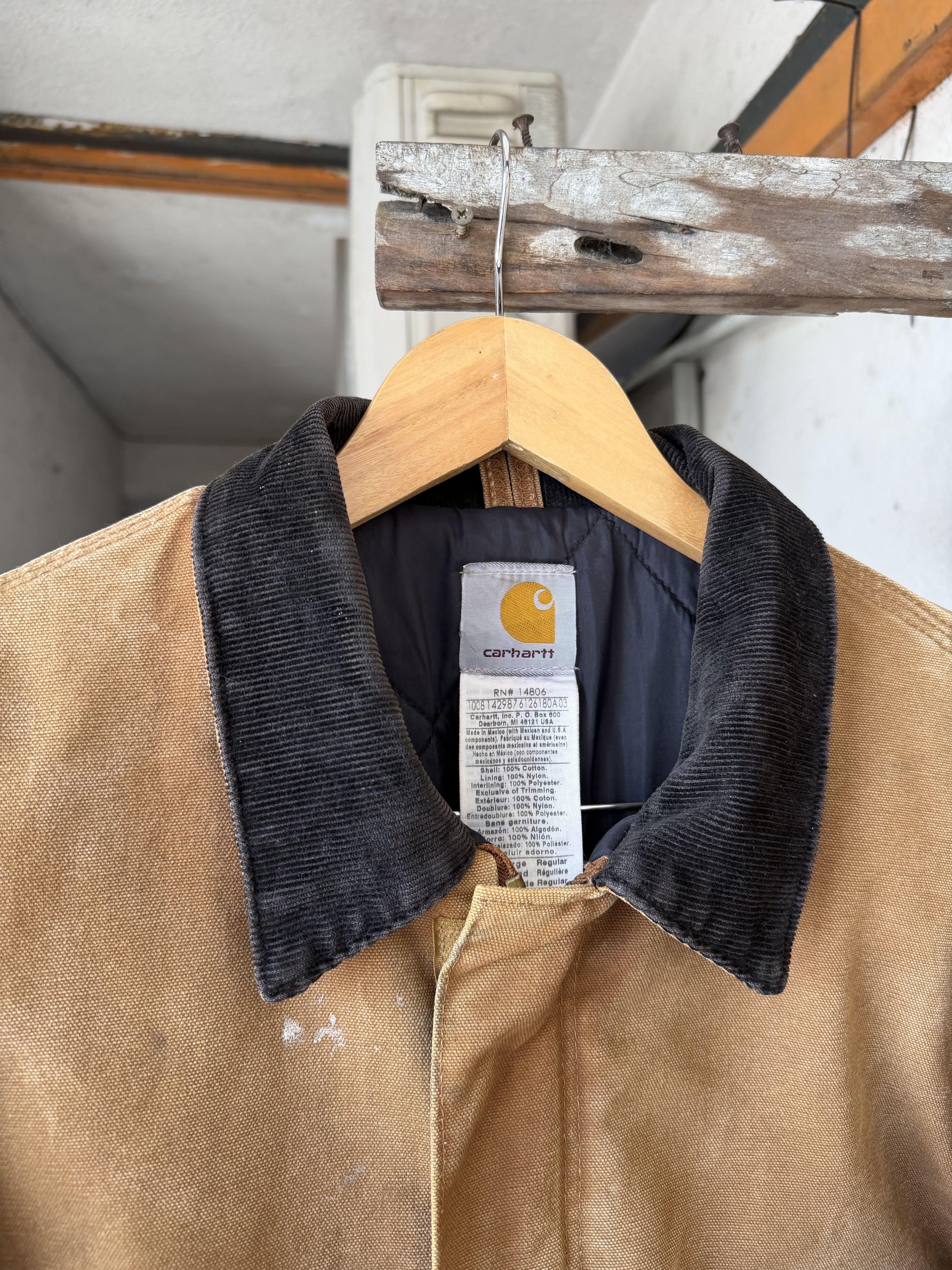 Carhartt Vintage Carhartt Distressed Detroit Zipper Jacket Size US L / EU 52-54 / 3 - 14 Thumbnail