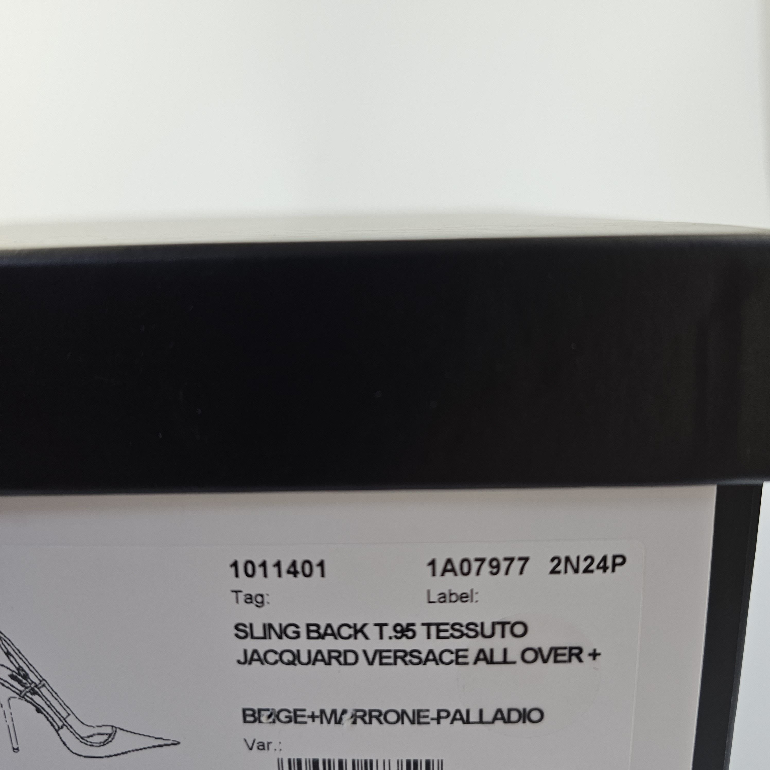 Versace Versace Greca 95mm Beige Slingback Pumps New Size US 5.5 / IT 35.5 - 2 Thumbnail