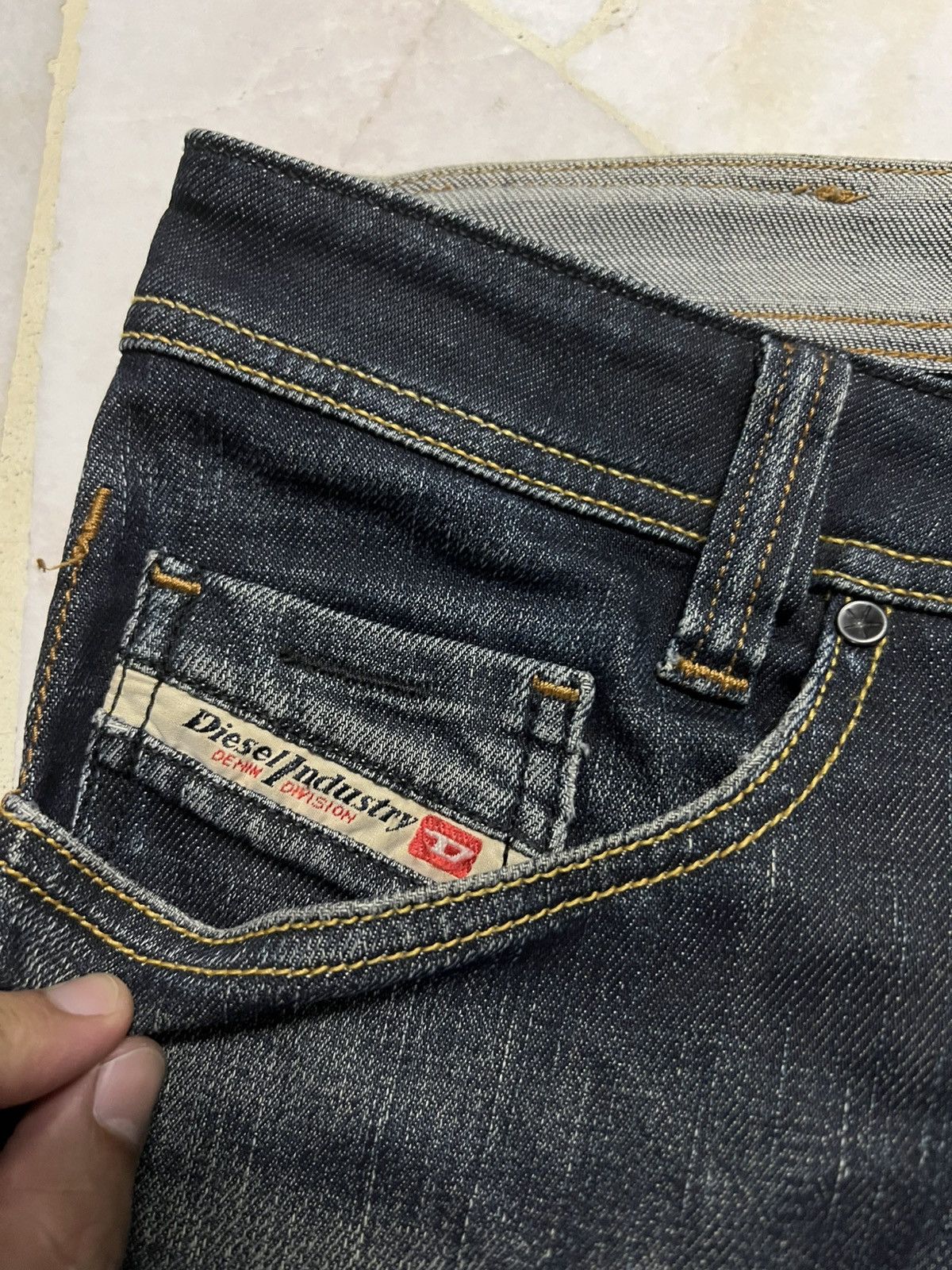 Diesel 💥Rare Diesel Industry Onijo Special Distress Jean Size US 33 - 12 Thumbnail