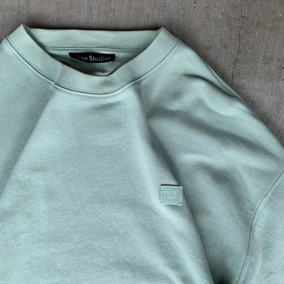 Acne Studios ACNE studios logo embroidered crewneck nature sun fade Size US L / EU 52-54 / 3 - 4 Thumbnail