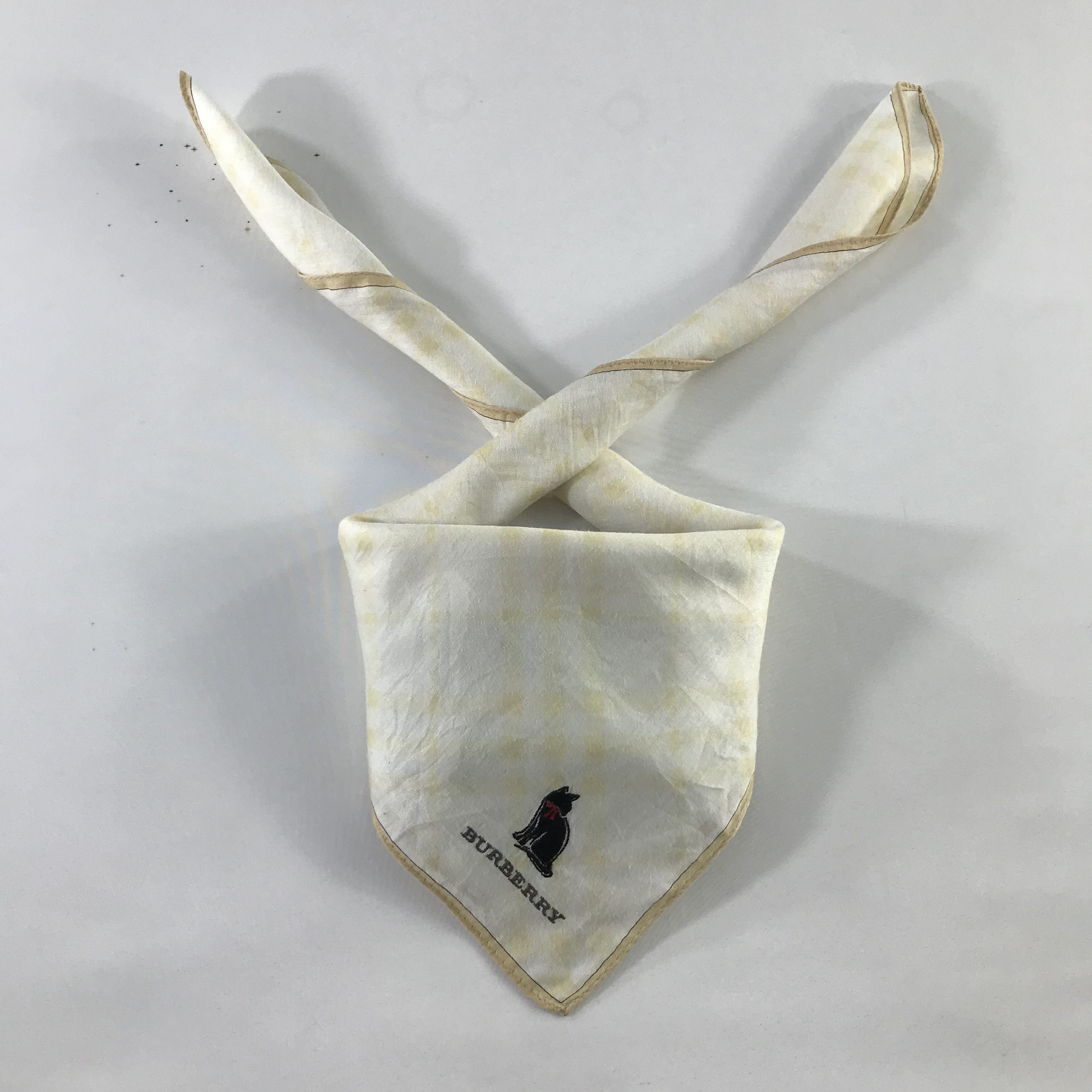 Burberry × Vintage Burberry Bandana / Handkerchief / Neckerchief - S471 Size ONE SIZE - 3 Thumbnail