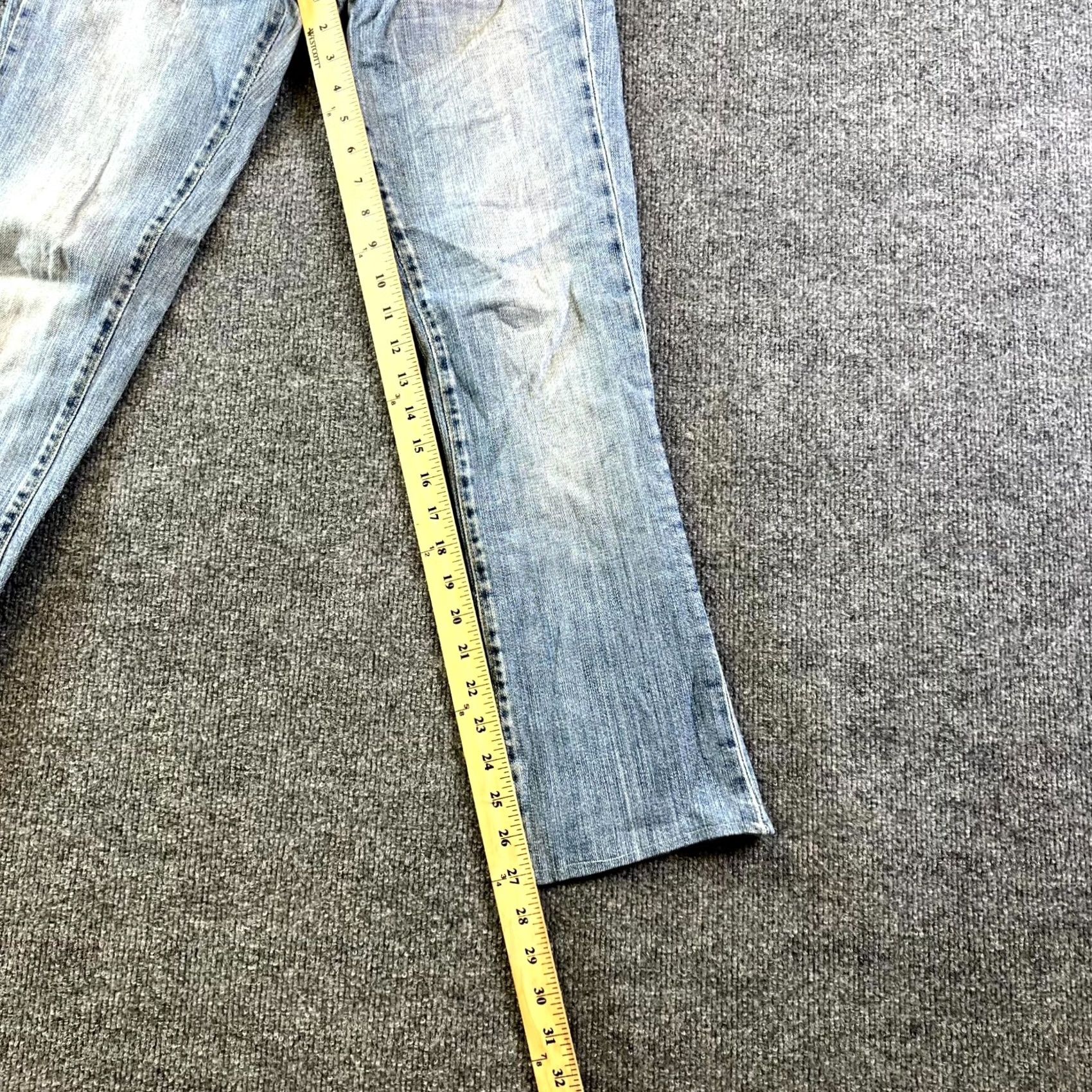 Lucky Brand Lucky Brand Sundown Straight Jeans Women's Blue 4/27 Denim Cotton Retro 90s Vintage Size 27" / US 4 / IT 40 - 4 Thumbnail