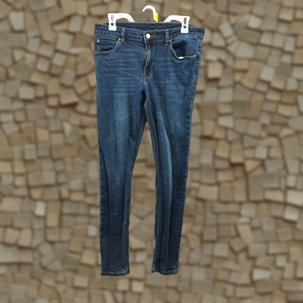 Asos ASOS Jeans 32x32 Womens High Rise Skinny Dark Wash Blue Denim Jeans Size 24" / US 00 / IT 34 - 1 Thumbnail