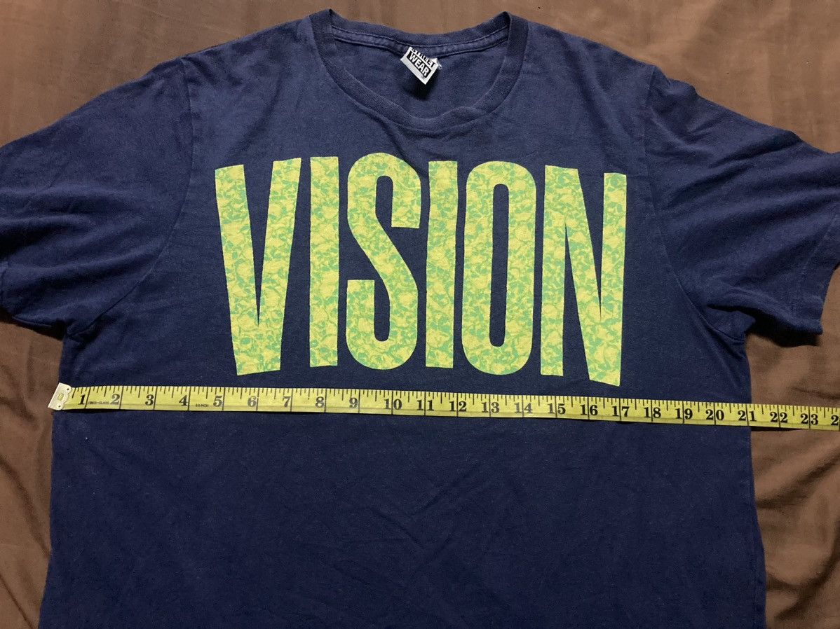 Vintage × Vision Streetwear Vintage Vision Streetwear Big Logo Navy Tee Size US M / EU 48-50 / 2 - 9 Thumbnail