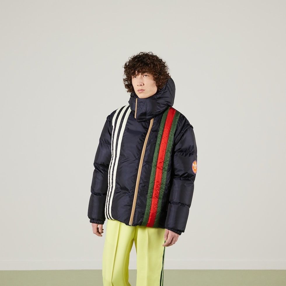 Adidas × Gucci 💥$4.6K VALUE💥Gucci X Adidas 2 IN 1 Padded Jacket Vest Size US XL / EU 56 / 4 - 4 Thumbnail