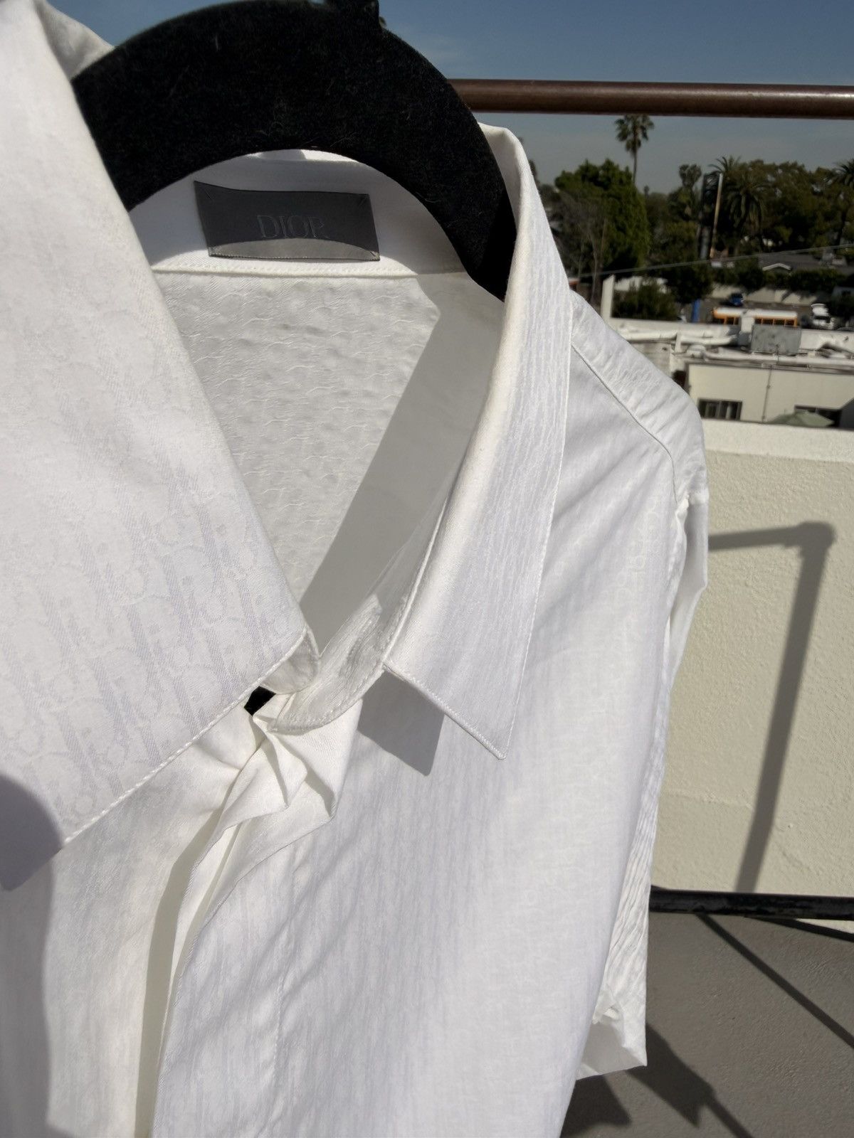 Dior christian dior white monogram button up Size 38R - 4 Thumbnail