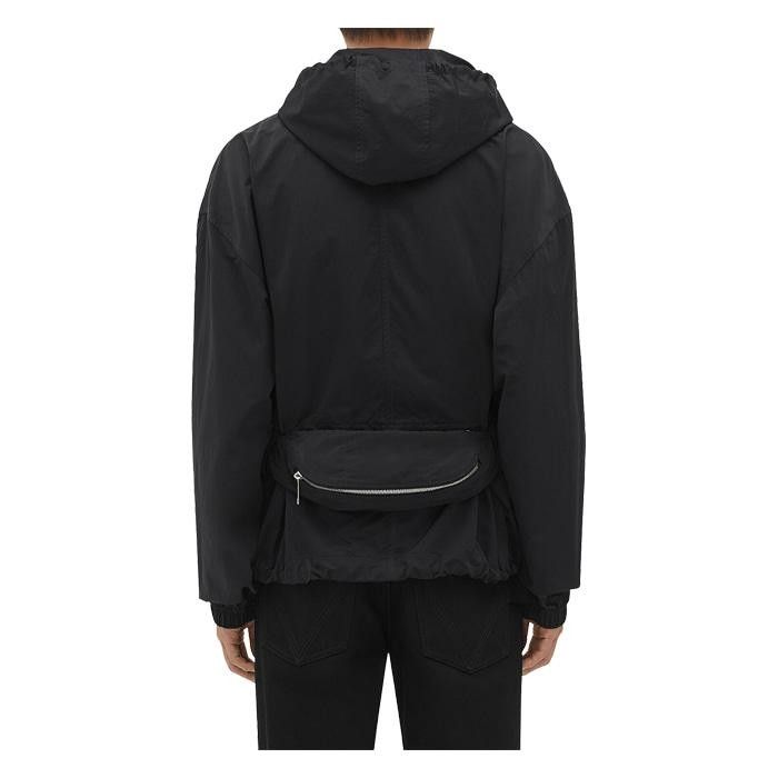Bottega Veneta o1lv12m1024 Packable Tech Nylon Jacket in Black Size US M / EU 48-50 / 2 - 2 Thumbnail
