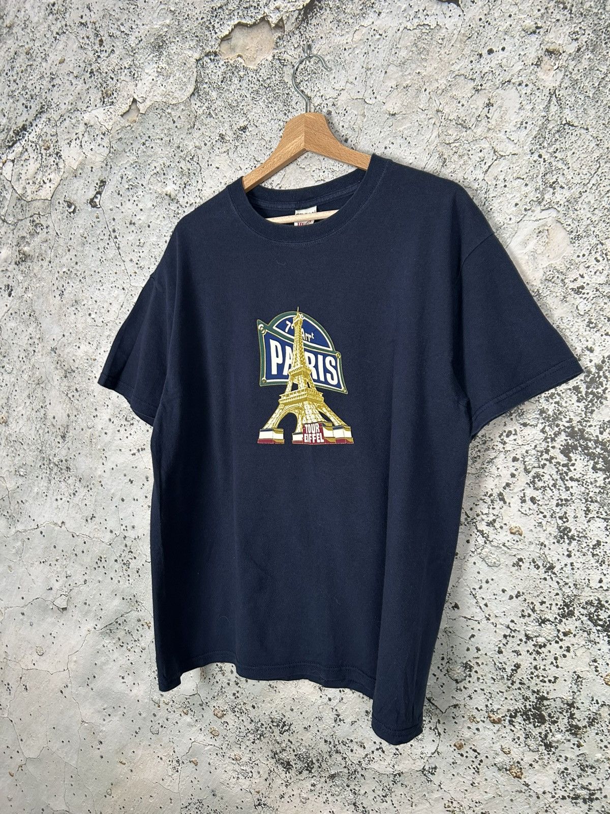 Vintage Vintage Paris Tour Eiffel Graphic Tee Streetwear France Size US L / EU 52-54 / 3 - 2 Thumbnail