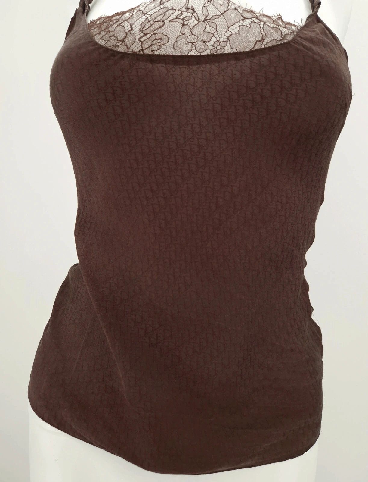 Dior Dior Monogram Camisole Silk Top Size XS / US 0-2 / IT 36-38 - 5 Thumbnail
