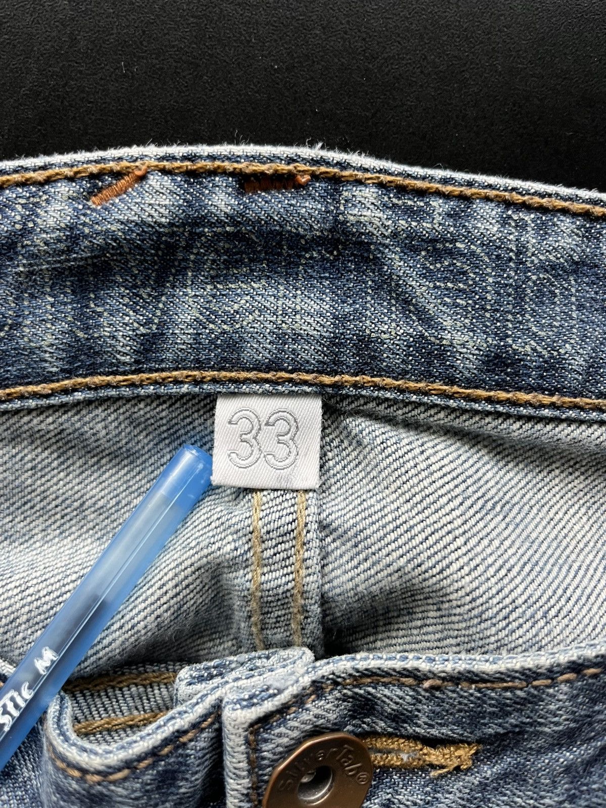 Levi's × Vintage Vintage Levi’s silver tab boot cut wide leg jeans Size US 34 / EU 50 - 3 Thumbnail