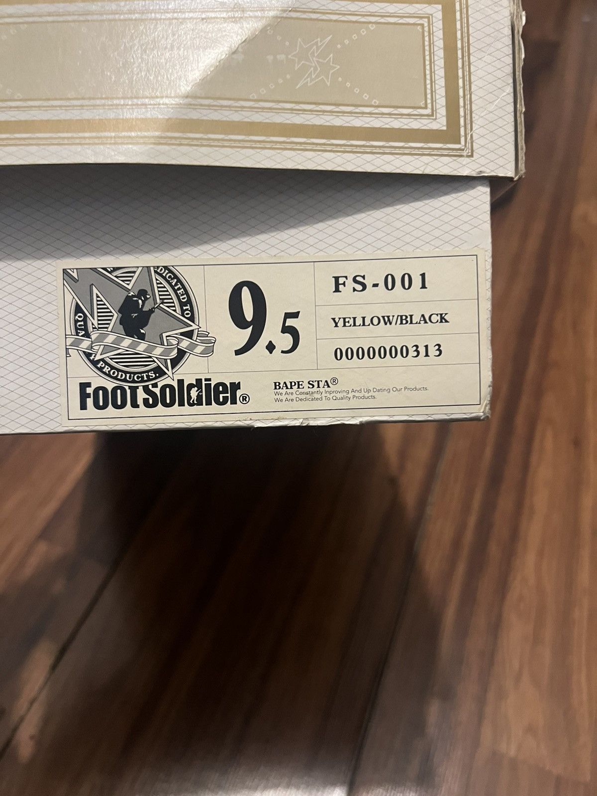 Bape bapesta FS-001 low “bapesta sneakers” Size US 9.5 / EU 42-43 - 8 Thumbnail