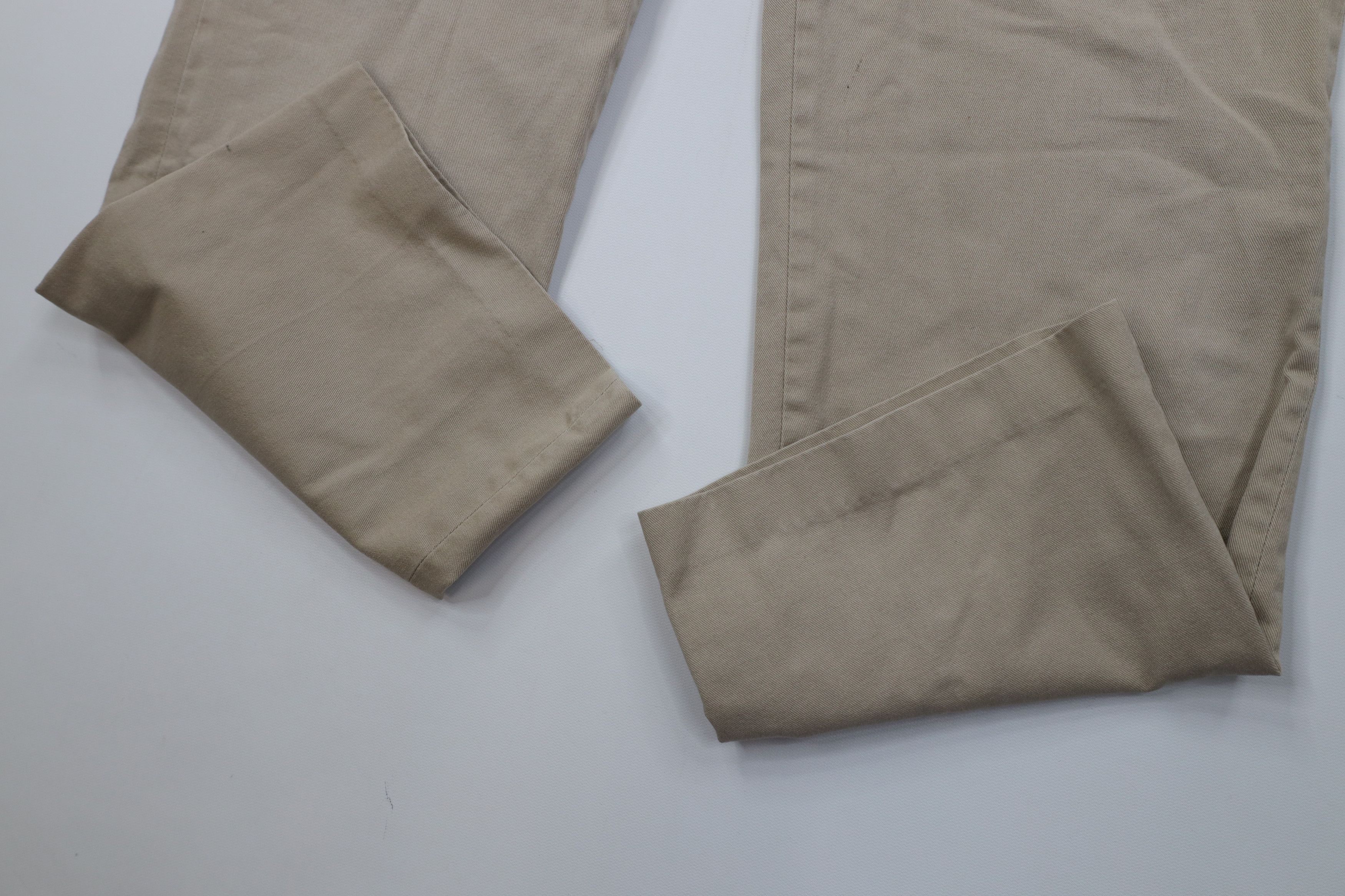 Vintage Vintage 70s Streetwear Wide Leg Chino Pants Beige Cotton USA Size US 34 / EU 50 - 7 Thumbnail