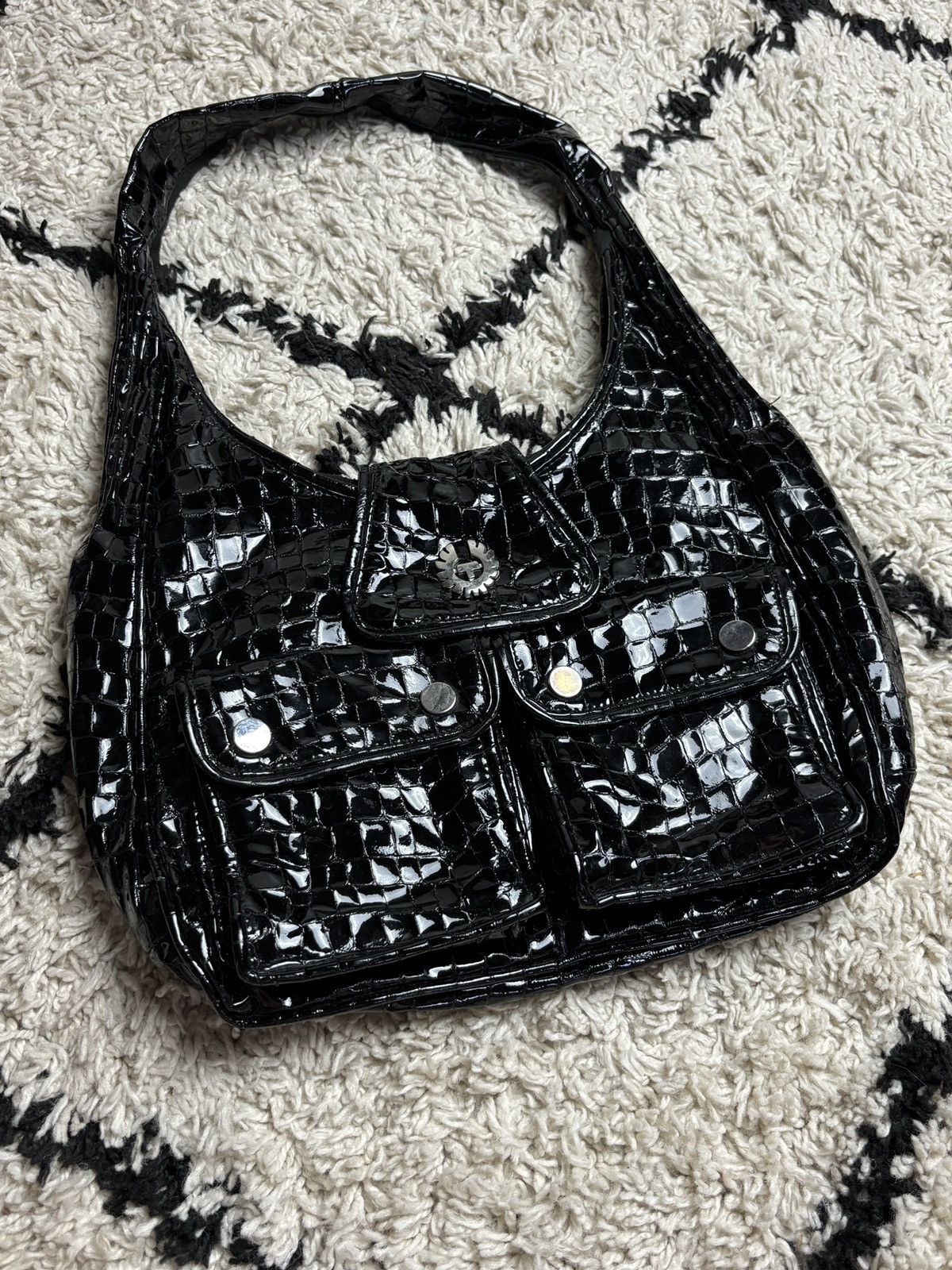 Belstaff Archive Belstaff Avant Garde Leather Biker Hand Bag Y2K Rare Size ONE SIZE - 2 Thumbnail