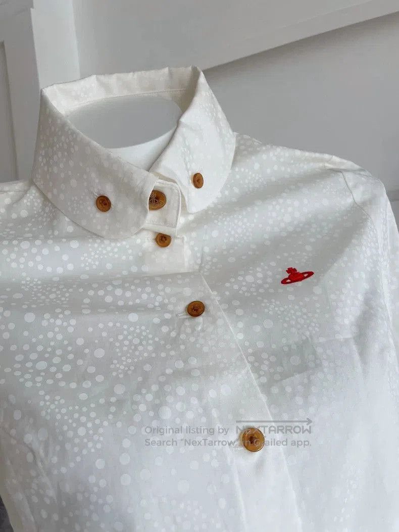 Vivienne Westwood Vivienne Westwood Embroidered Button Shirt. Size US XS / EU 42 / 0 - 3 Thumbnail